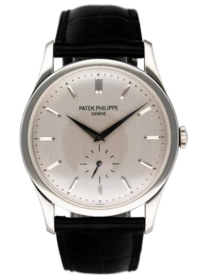 Patek Philippe Calatrava 5196G 18K White Gold Mens Watch
