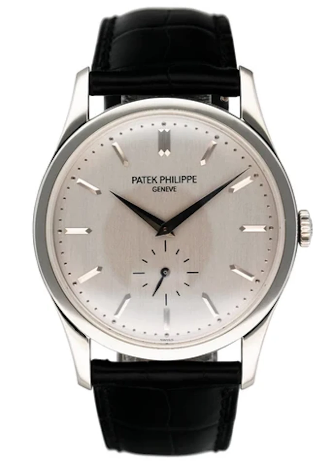 Patek Philippe Calatrava 5196G 18K White Gold Mens Watch
