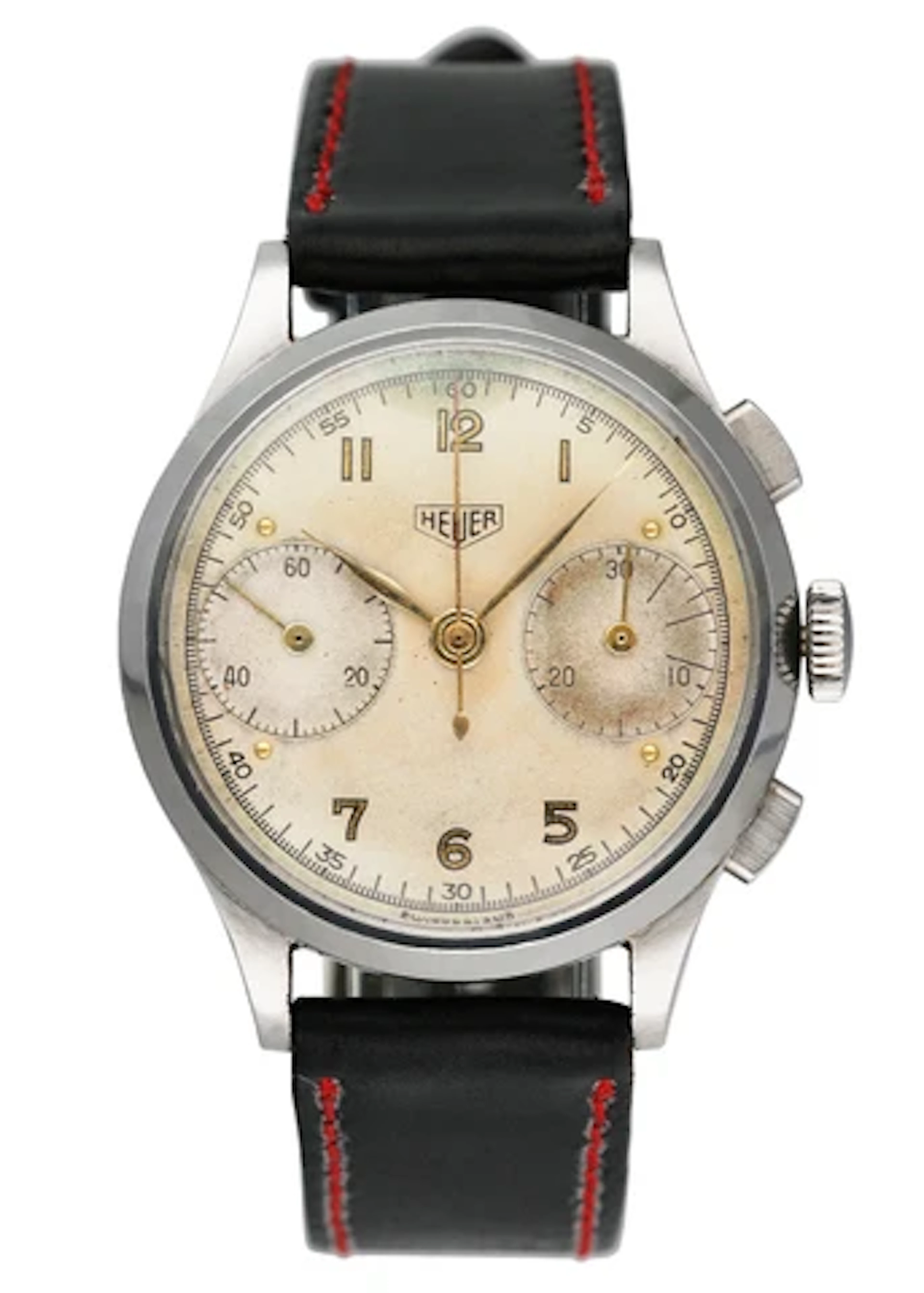 Heuer Vintage 1940s Chronograph Mens Watch