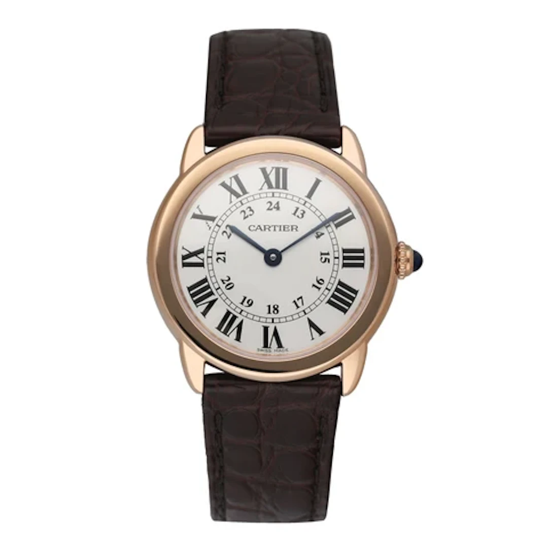 Cartier Ronde Solo W6701007 18K Rose Gold Ladies Watch Box Papers