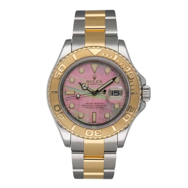 Rolex Yacht-Master 16623 Mother of Pearl Dial Mens Watch Box Papers