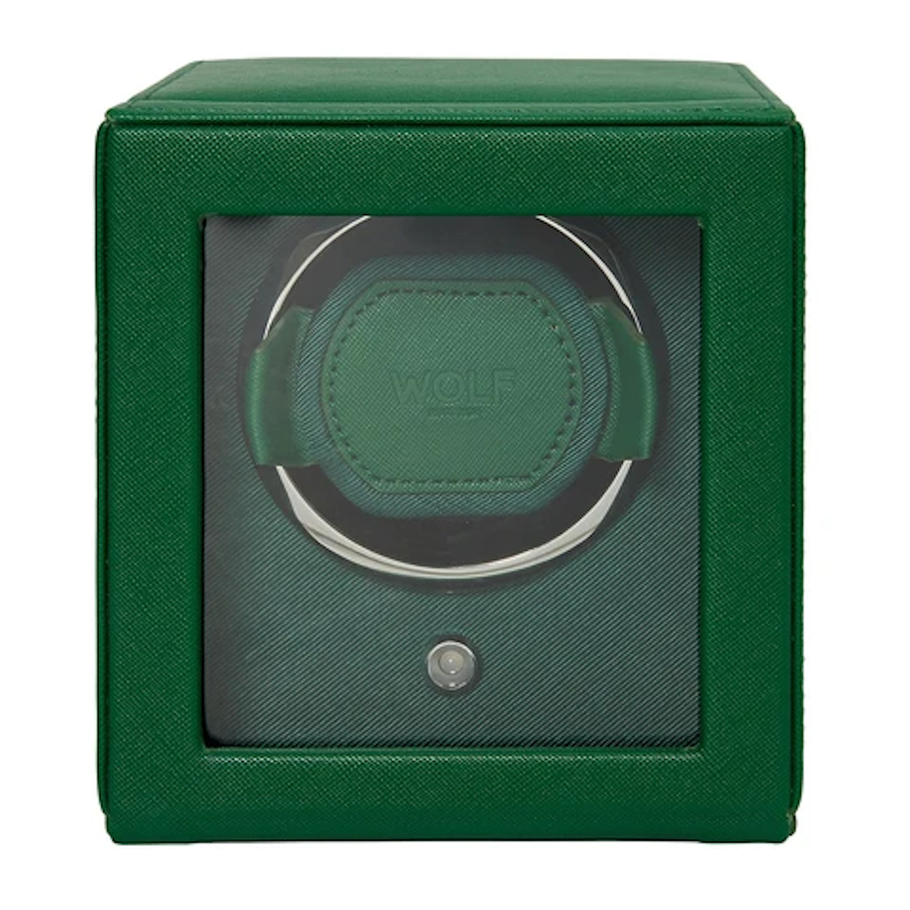 Cub Single Watch Winder with Cover - Tutti Frutti Green