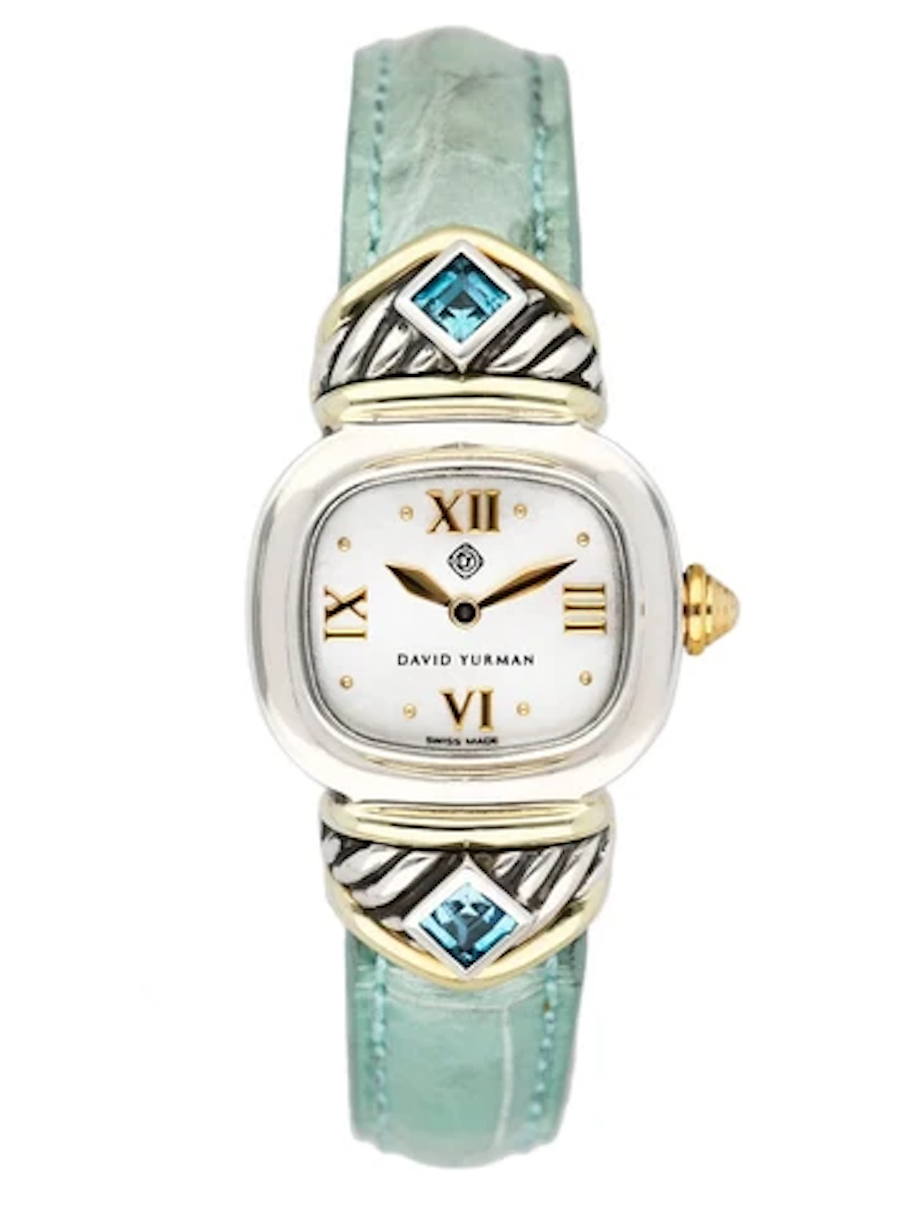 David Yurman MOP Blue Sapphire Ladies Watch