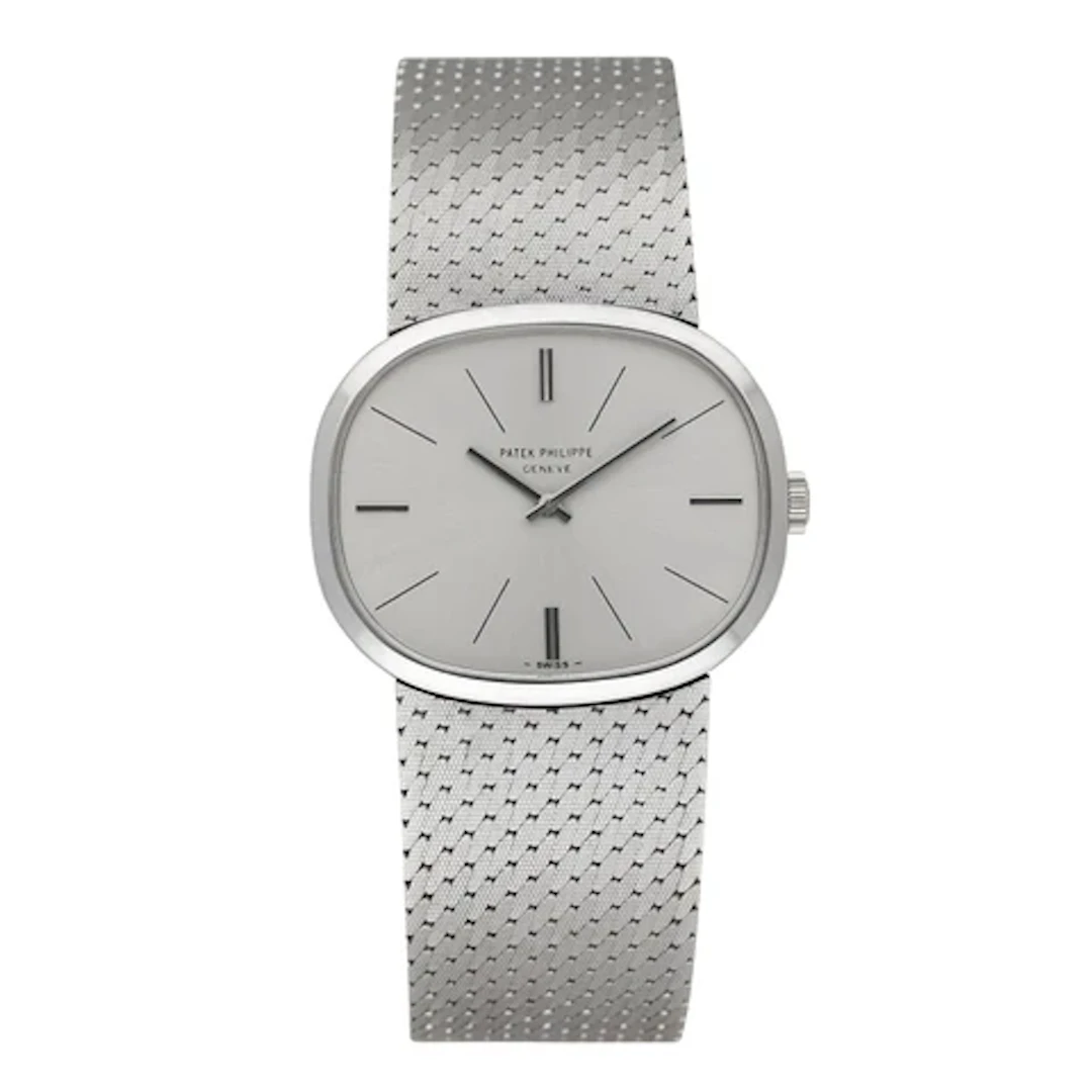 Patek Philippe Ellipse 3745/1G Silver Dial Ladies Watch