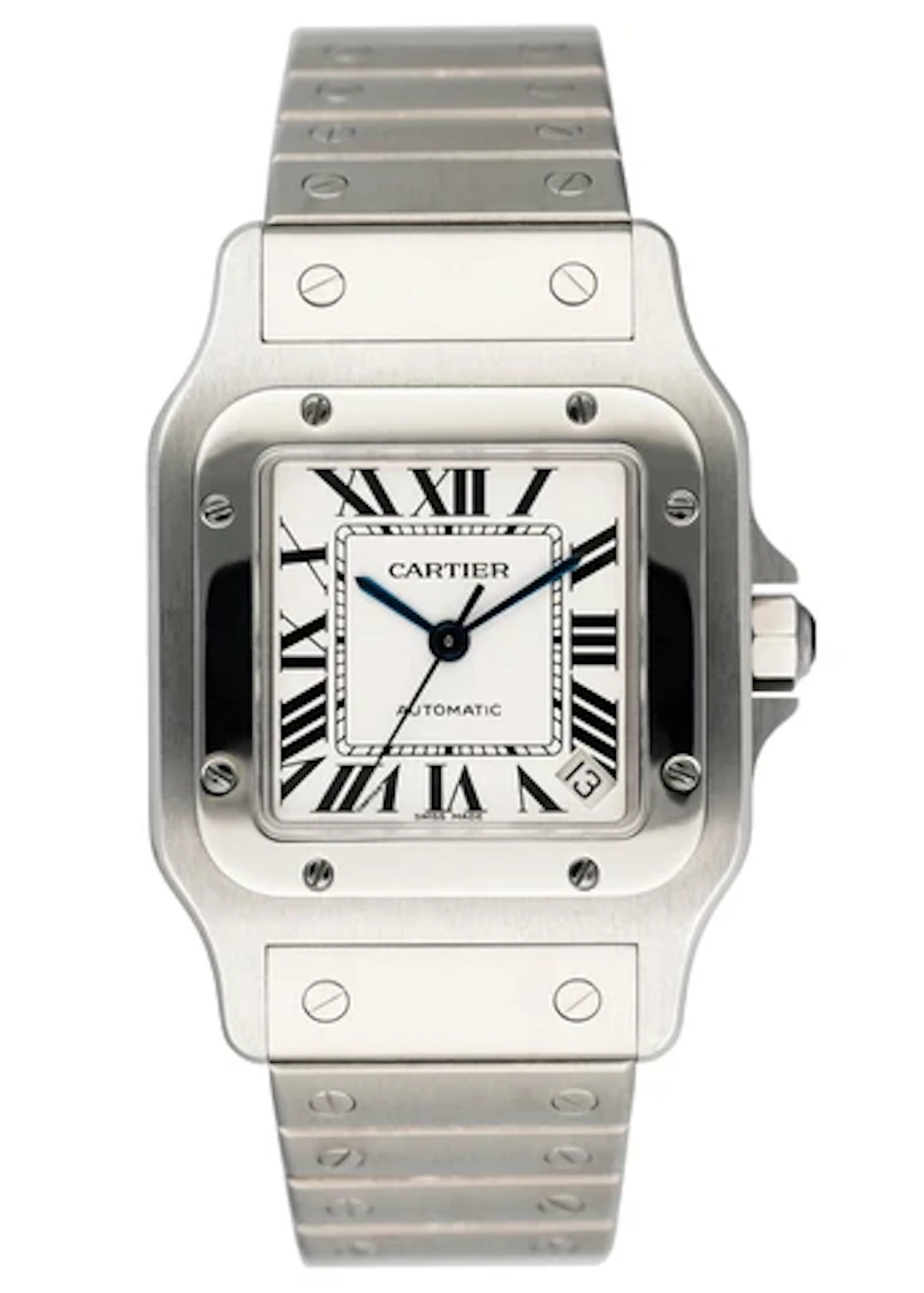 Cartier Santos W20098D6 Stainless Steel Mens Watch