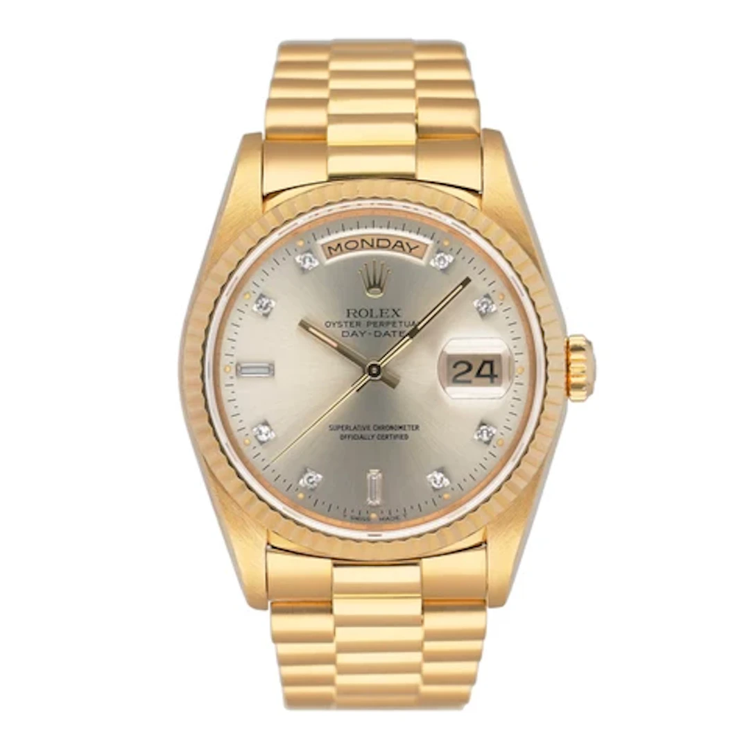 Rolex Day Date 18238 Champagne Dial Mens Watch