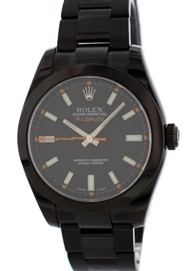 Rolex Oyster Perpetual Milgauss 116400 PVD Mens Watch