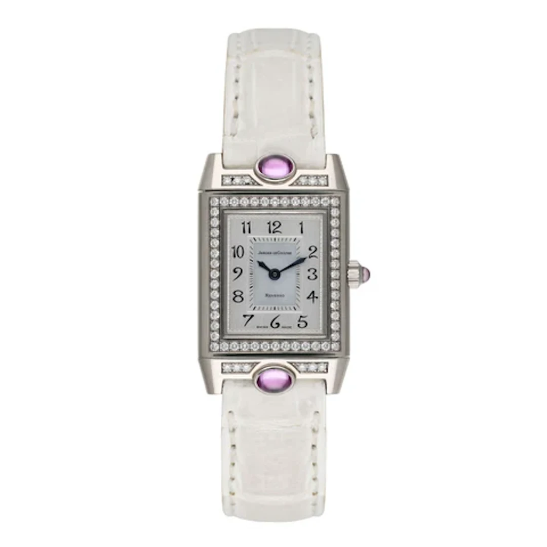 Jaeger-Lecoultre Reverso 267.3.86 Diamond MOP 18K White Gold Ladies Watch