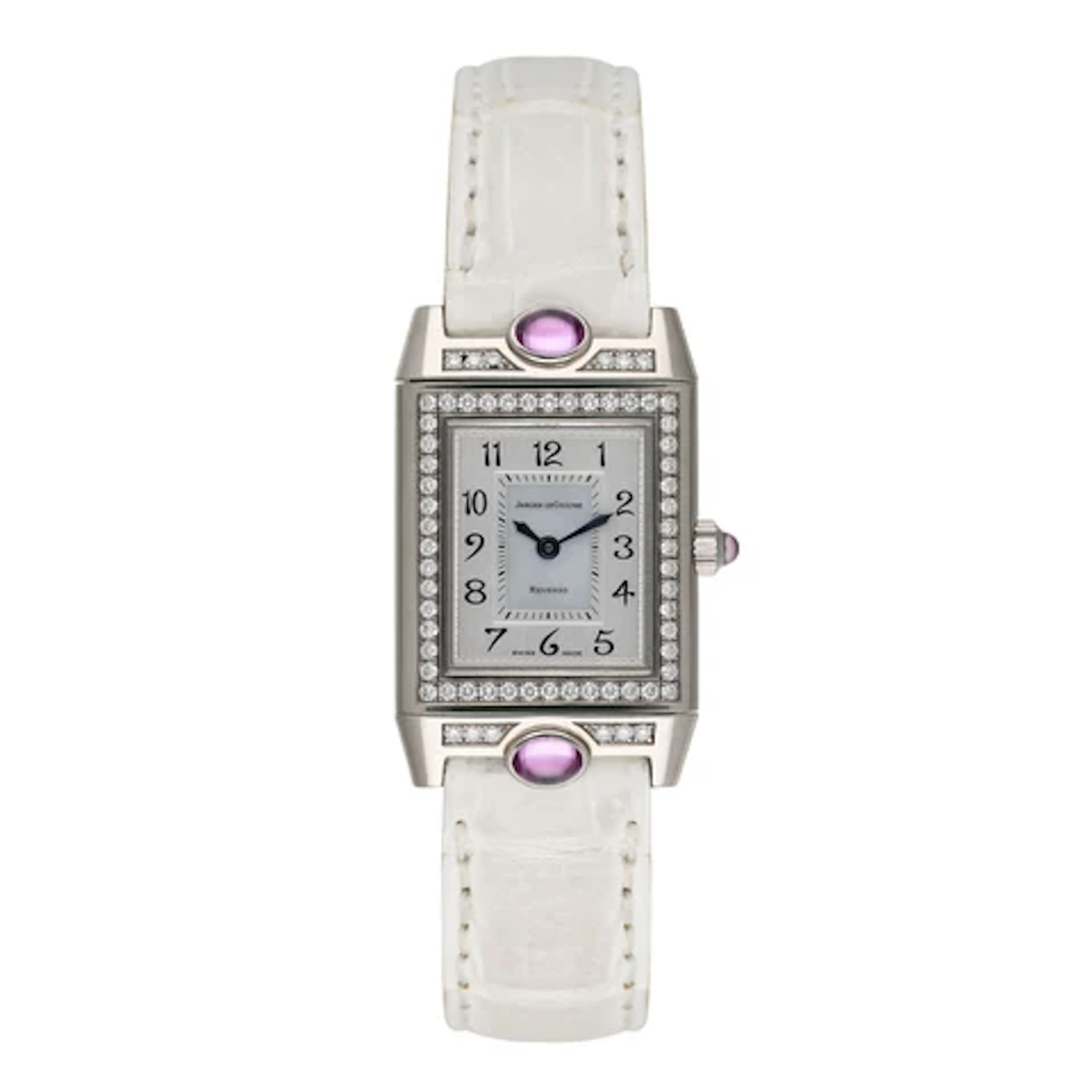 Jaeger-Lecoultre Reverso 267.3.86 Diamond MOP 18K White Gold Ladies Watch