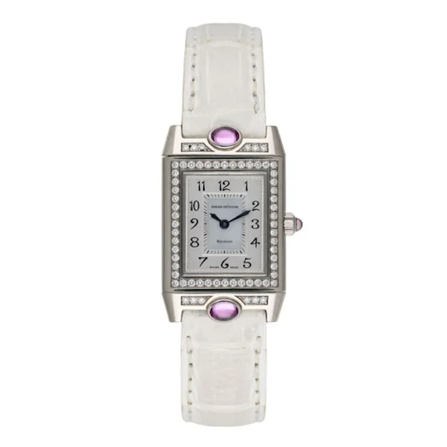 Jaeger-Lecoultre Reverso 267.3.86 Diamond MOP 18K White Gold Ladies Watch