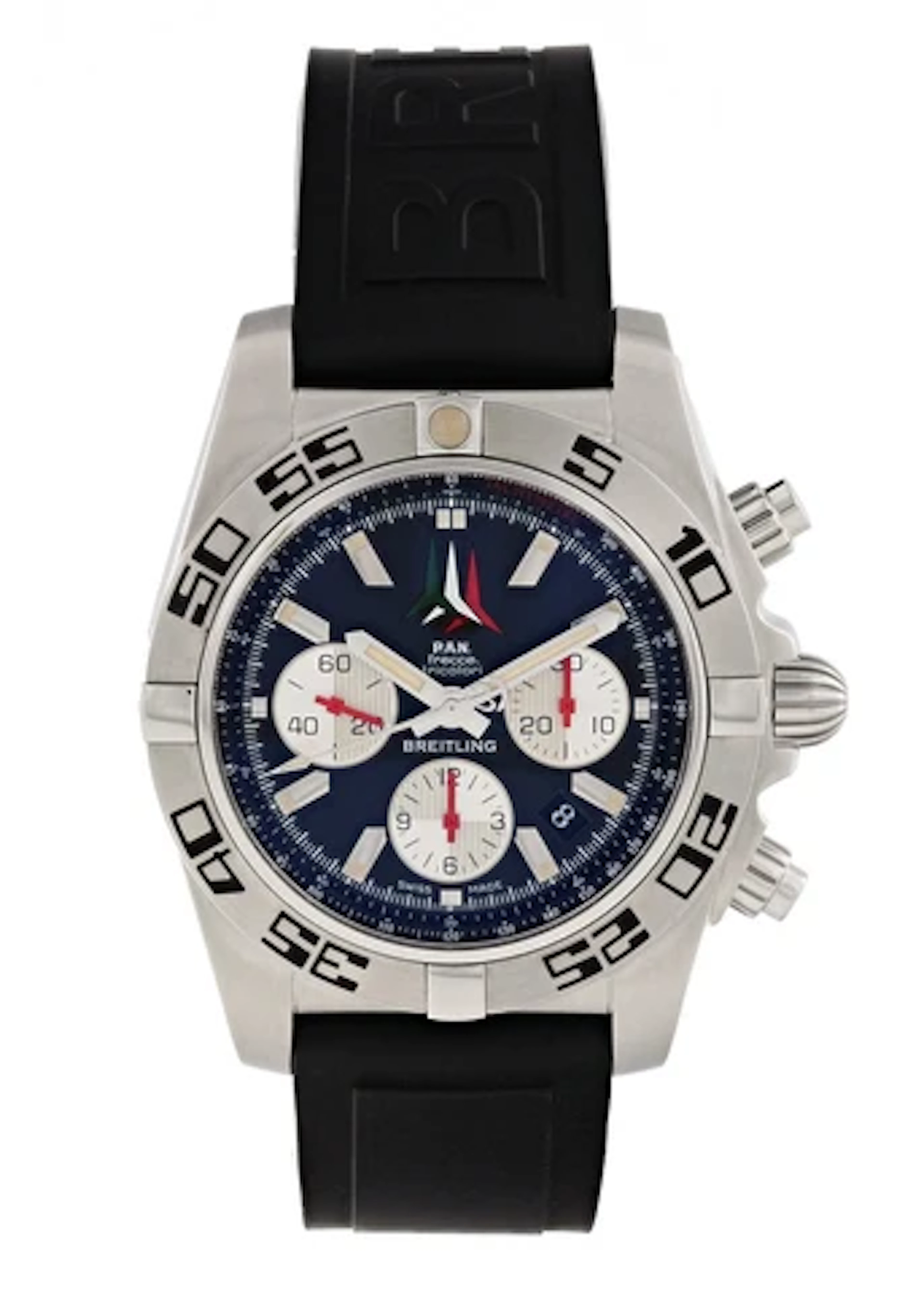 Breitling Chronomat AB0110 P.A.N Frecce Tricolore Mens Watch