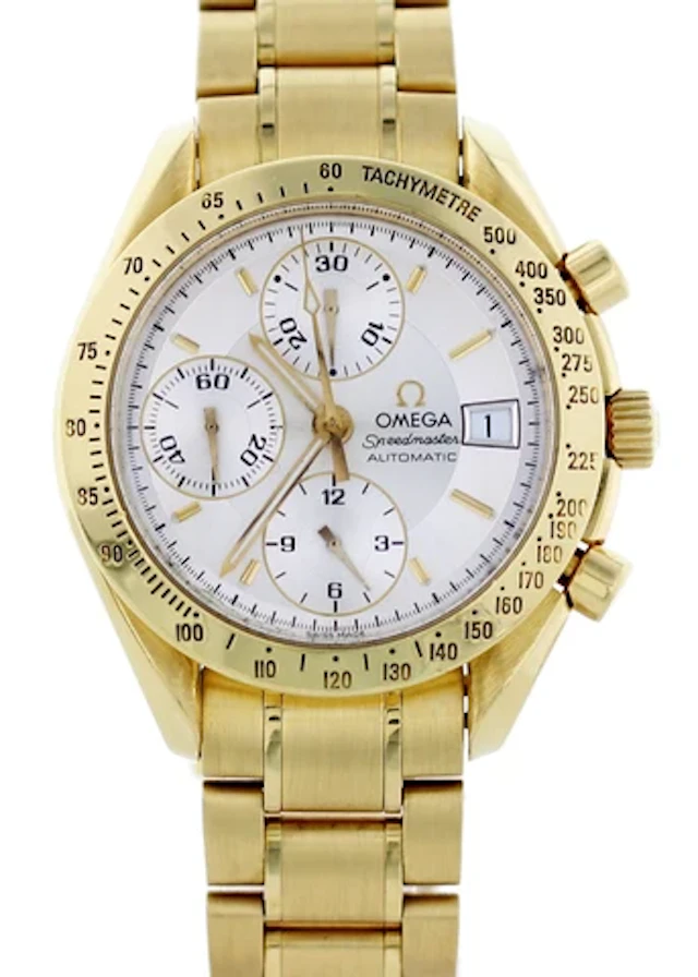 Omega Speedmaster Date chronograph 18k Yellow Gold 3113.30.00