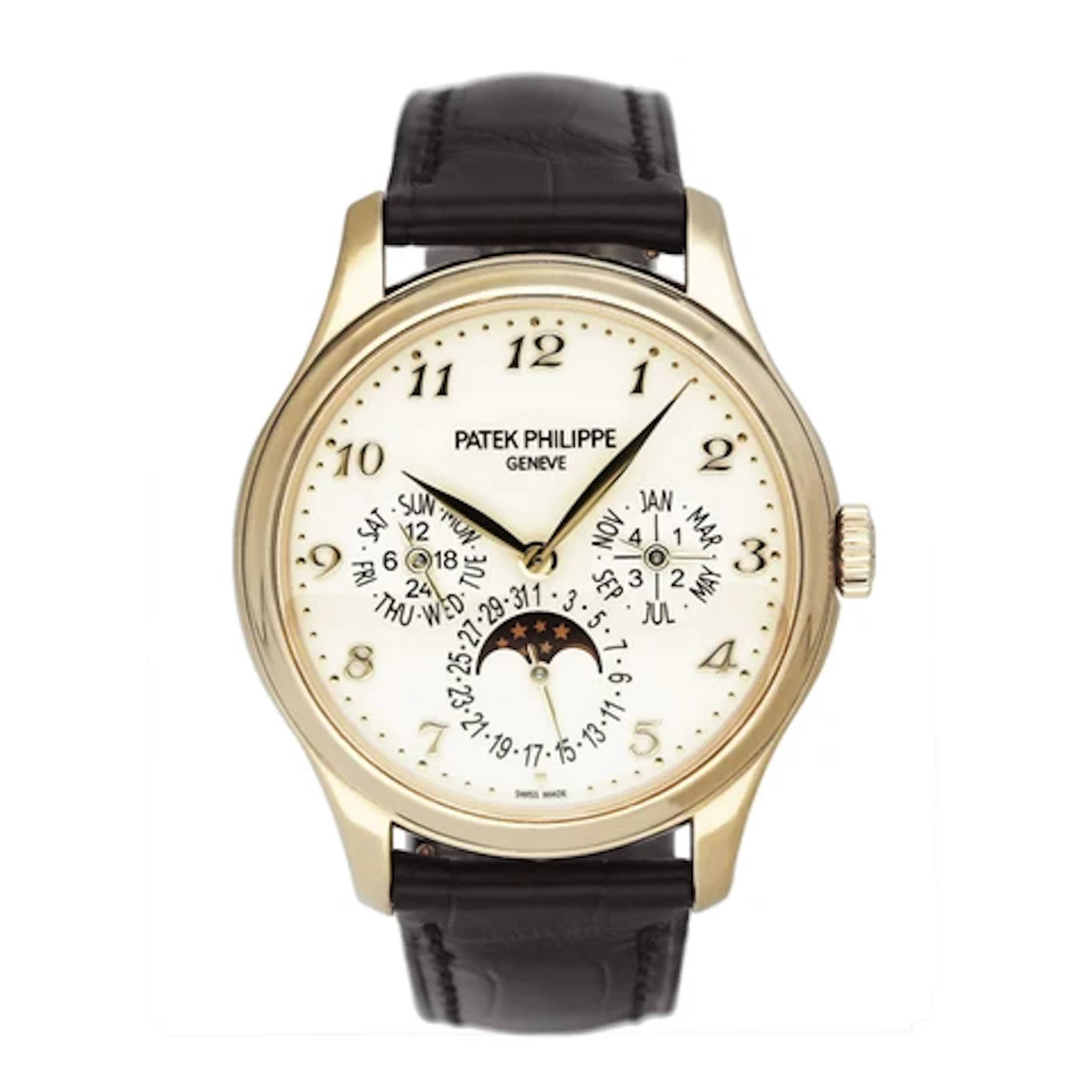 Patek Philippe Grand Complications 5327J Ivory Dial Mens Watch Box Papers