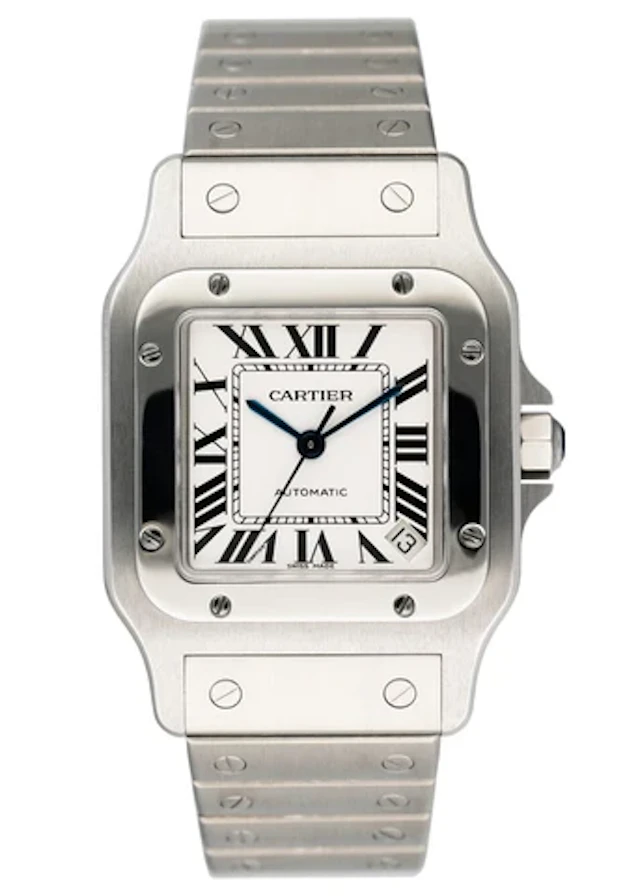 Cartier Santos Galbee W20098D6 Stainless Steel Mens Watch Box Papers