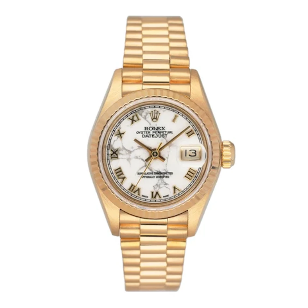 Rolex Datejust 69178 Marble Dial Watch