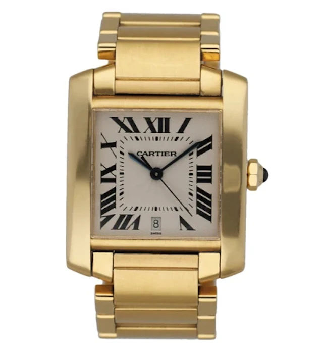 Cartier Tank Francaise 1840 18K Yellow Gold Men's Watch
