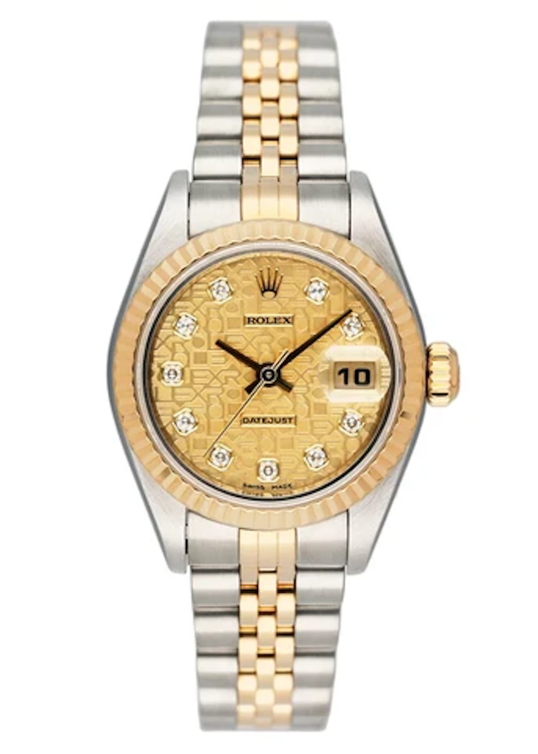 Rolex Datejust 79173 Diamond Anniversary Dial Ladies Watch Box Papers
