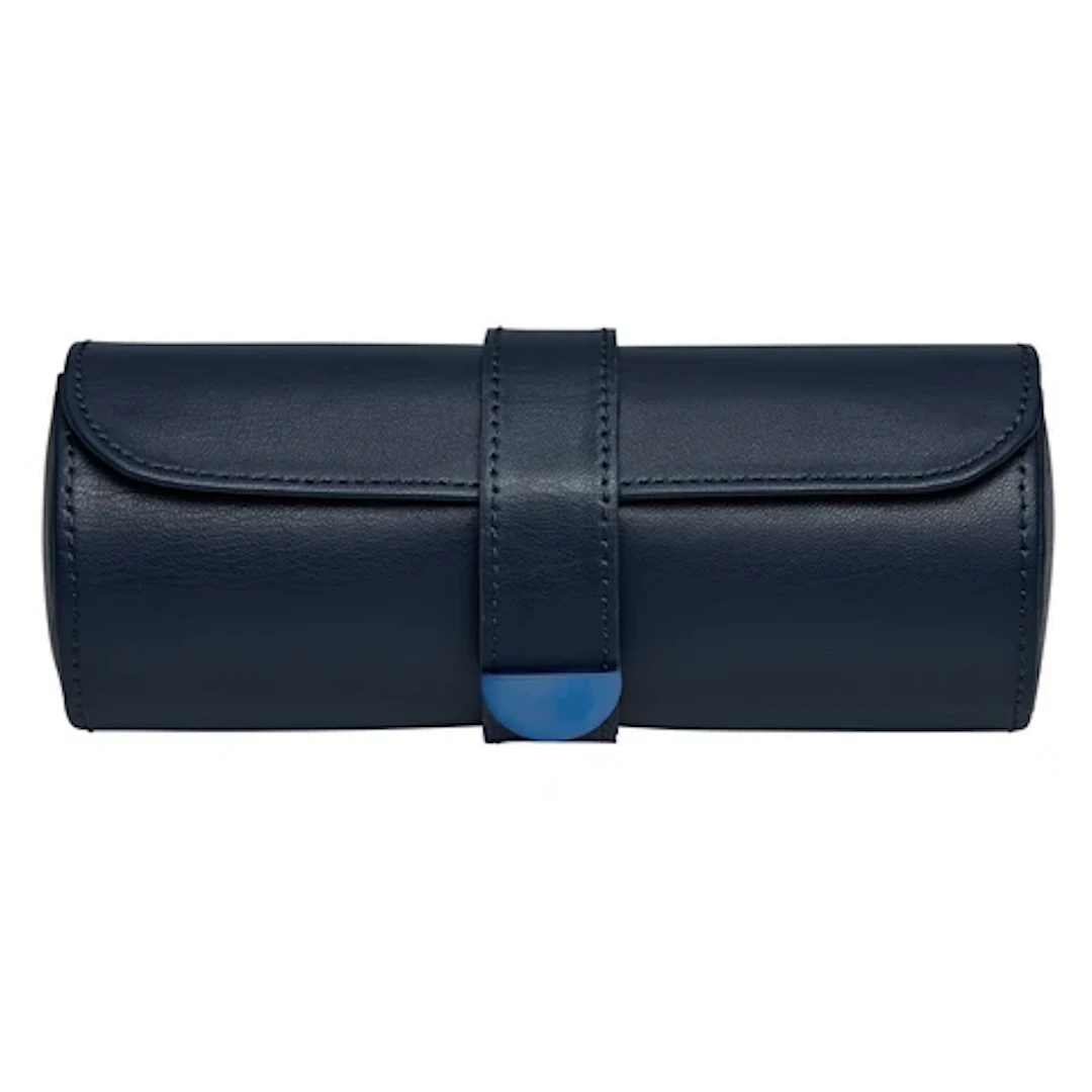 Earth Triple Watch Roll - Midnight Blue