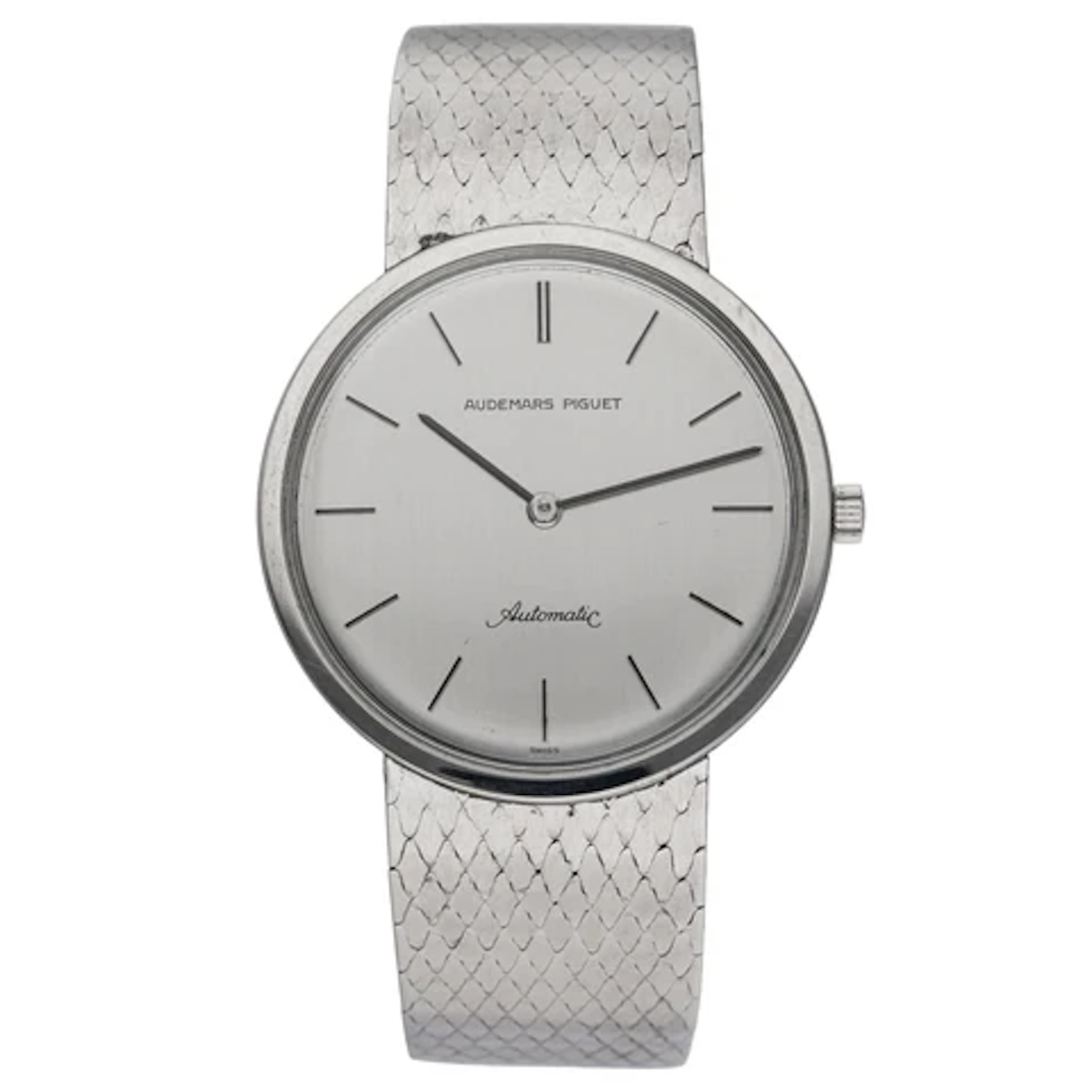 Audemars Piguet Ultra Thin Vintage Stainless Steel Mens Watch