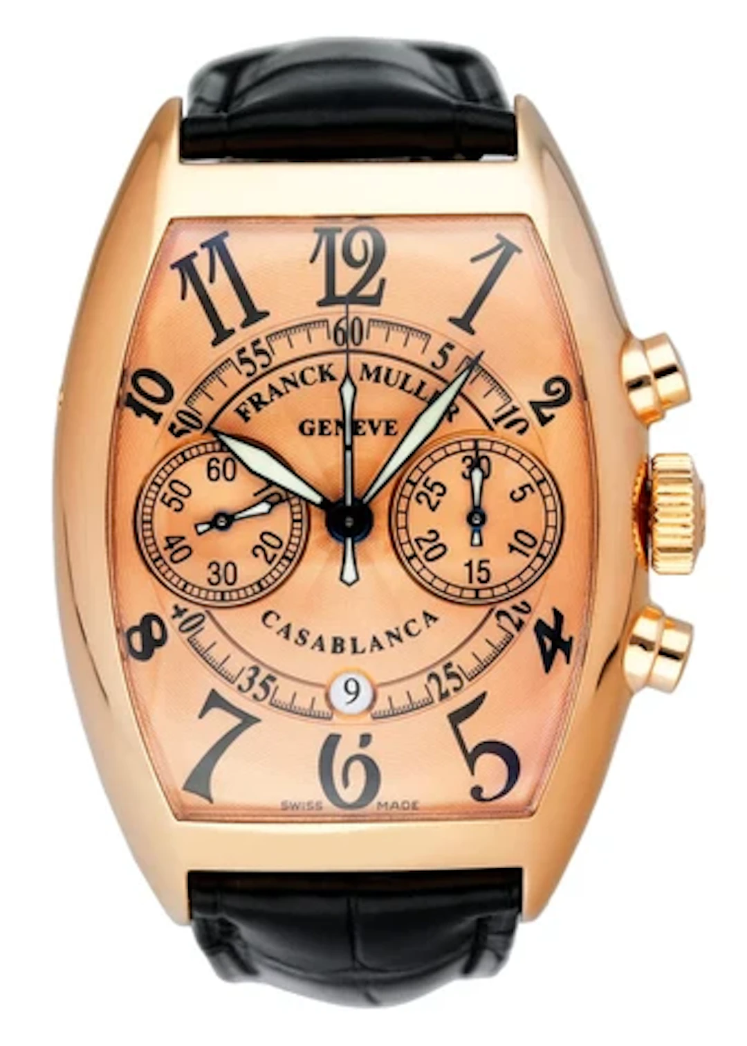 Franck Muller Casablanca 8800 C CC DT 18K Rose Gold Watch