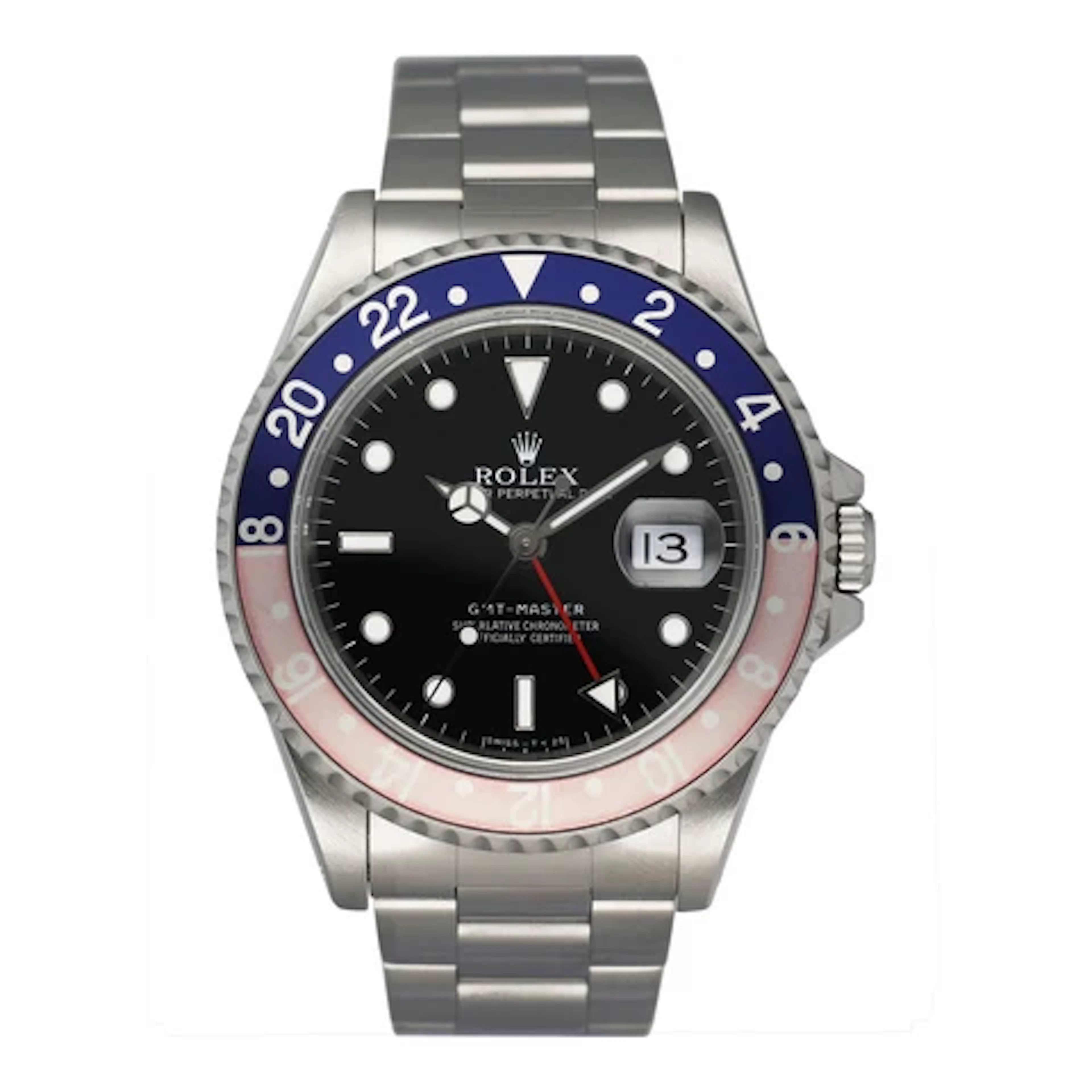 Rolex GMT Master 16700 Pepsi Bezel Mens Watch