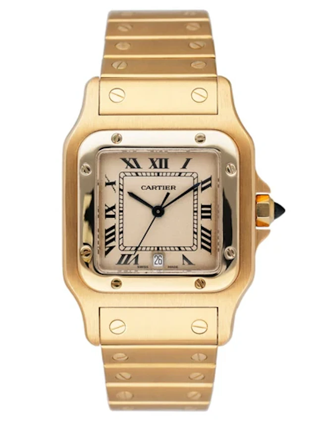 Cartier Santos Galbee 18K Yellow Gold Watch
