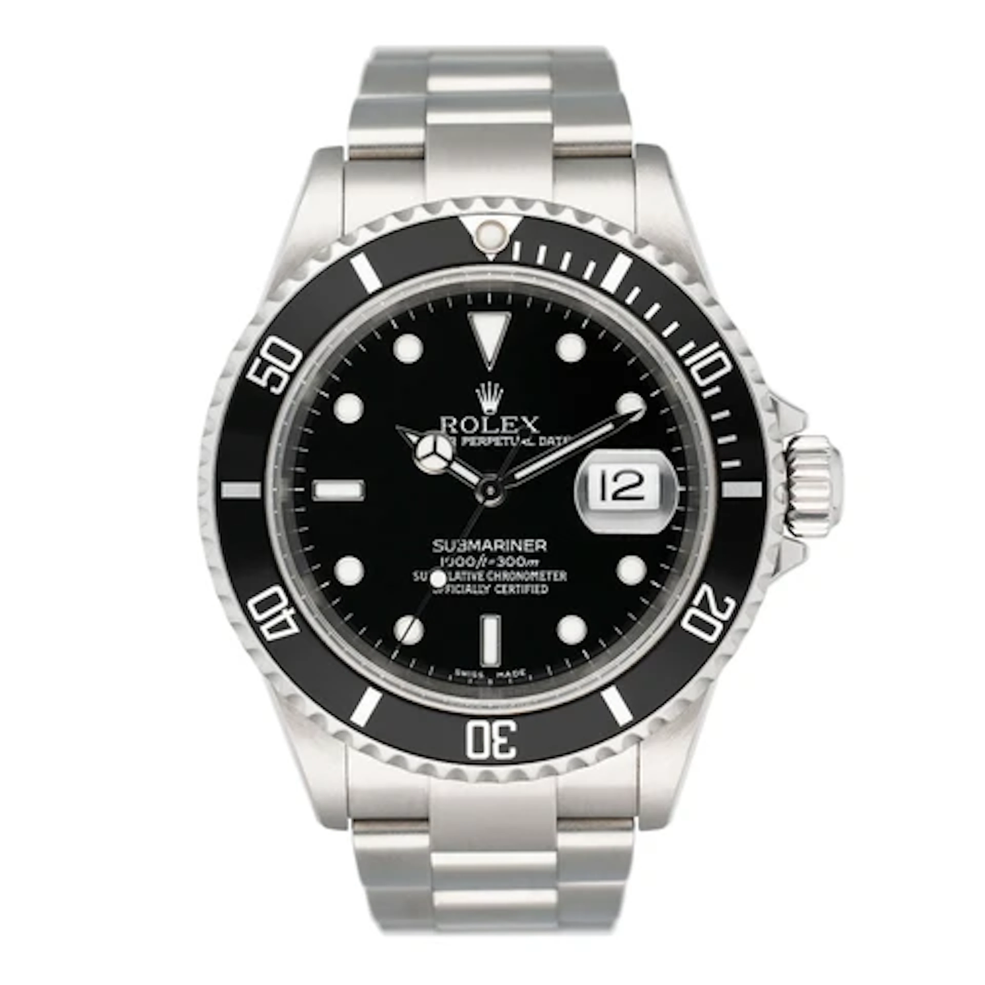 Rolex Oyster Perpetual Submariner 16610 Mens Watch Box Papers