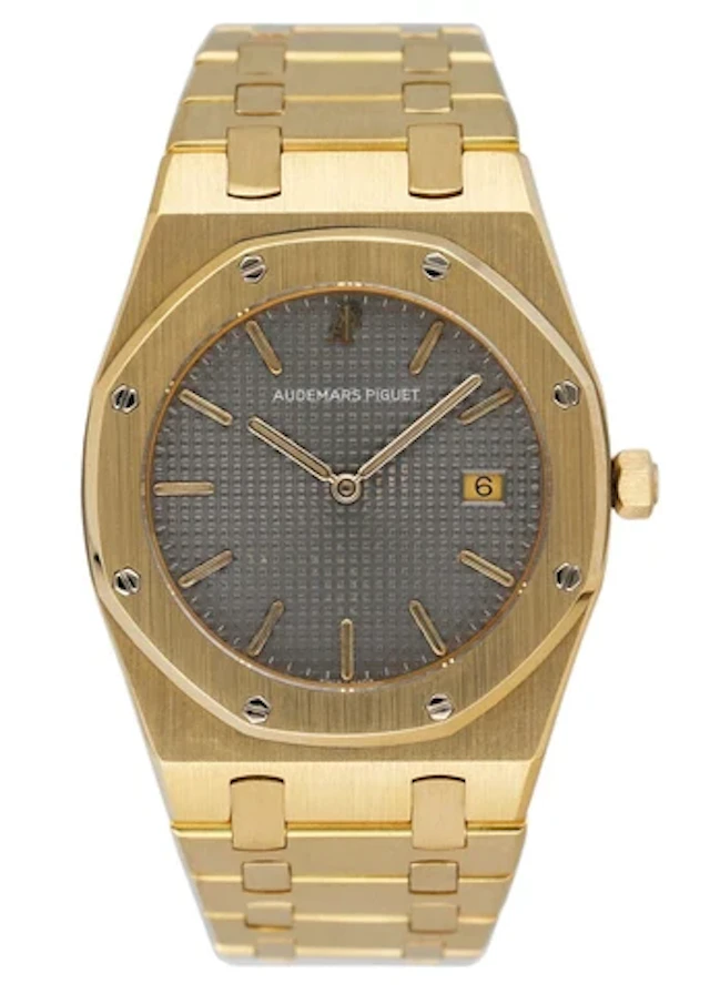 Audemars Piguet Royal Oak 56175BA Gray Dial 18K Yellow Gold Ladies Watch
