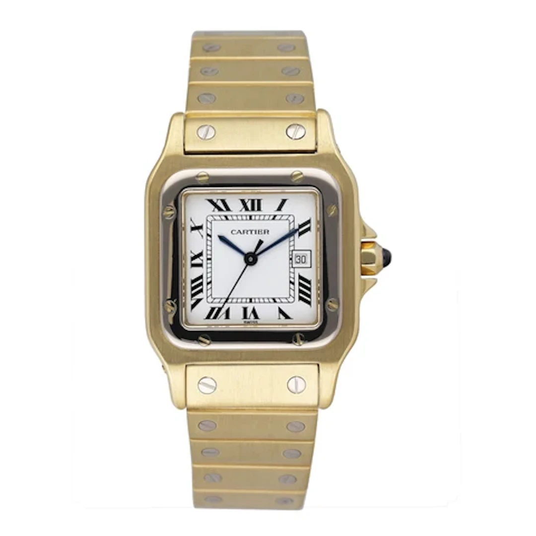 Cartier Santos Deux Ors 2900 White & Yellow Gold Watch
