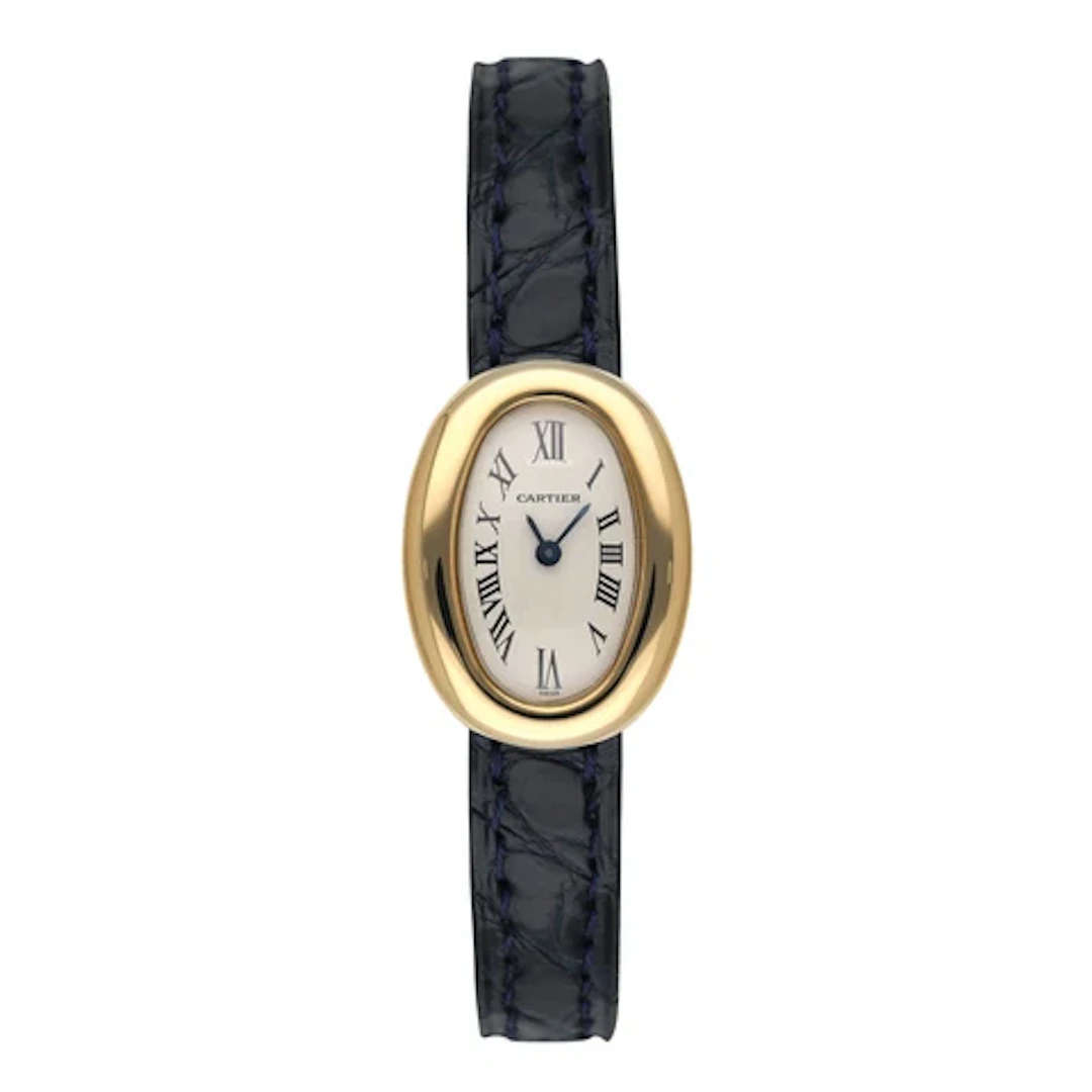 Cartier Baignoire Mini W1510956 / 1960 18k Yellow Gold Ladies Watch