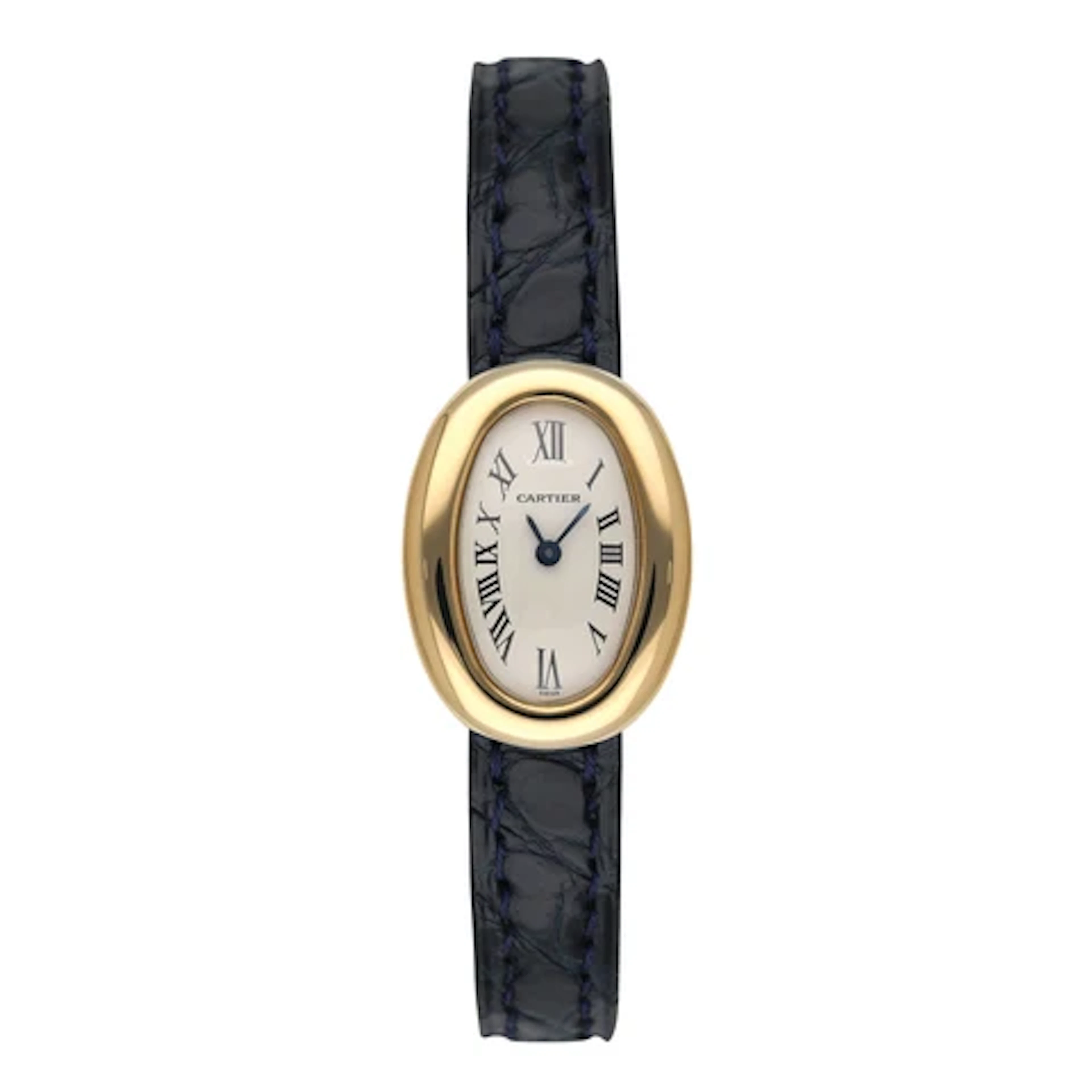 Cartier Baignoire Mini W1510956 / 1960 18k Yellow Gold Ladies Watch