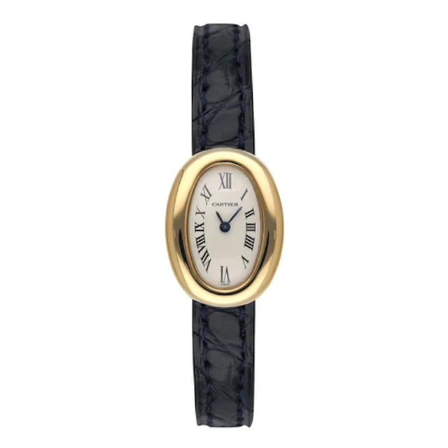 Cartier Baignoire Mini W1510956 / 1960 18k Yellow Gold Ladies Watch