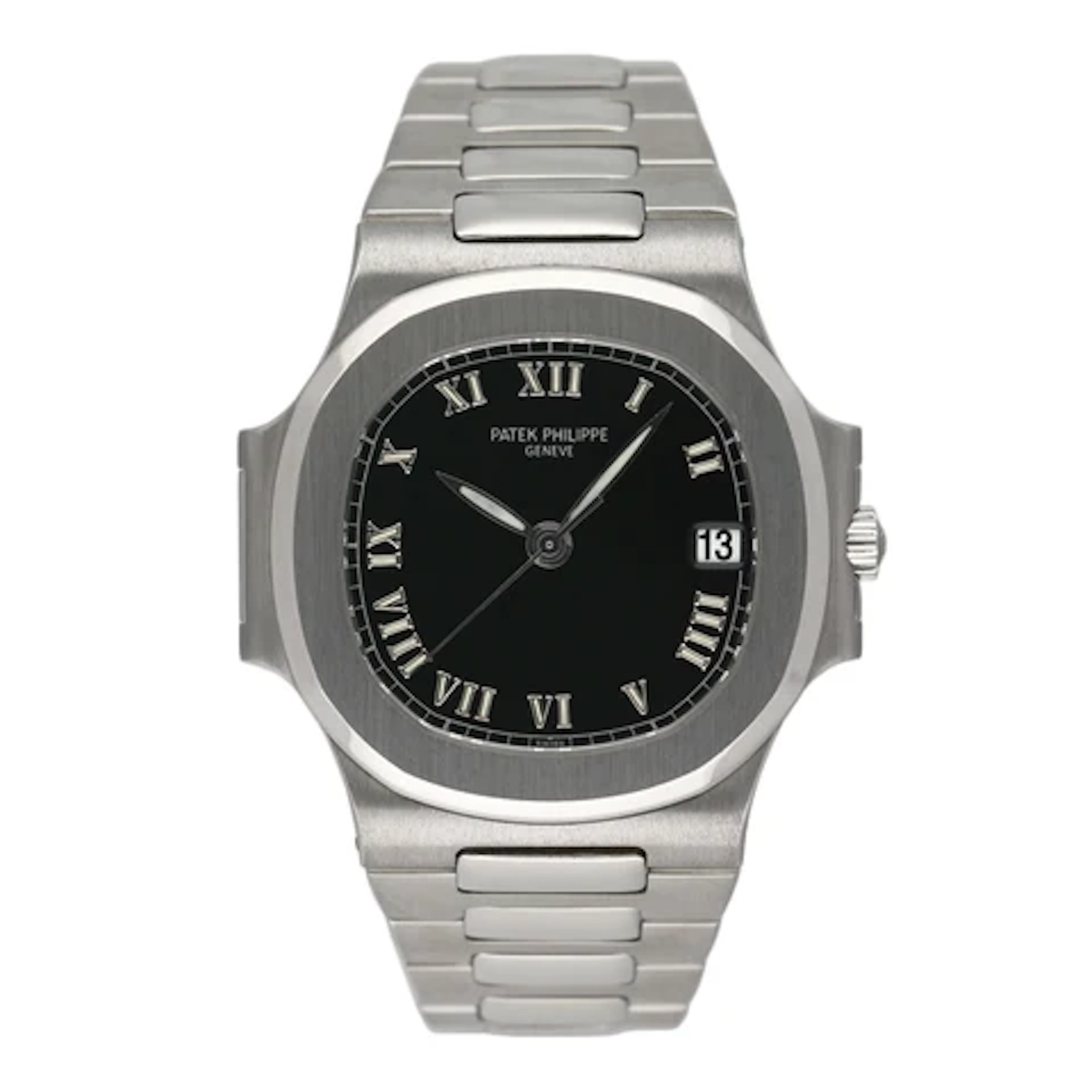 Patek Philippe Nautilus 3800/1A Black Dial Mens Watch Box Papers