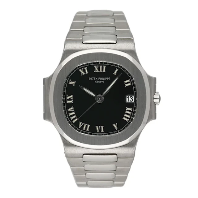 Patek Philippe Nautilus 3800/1A Black Dial Mens Watch Box Papers