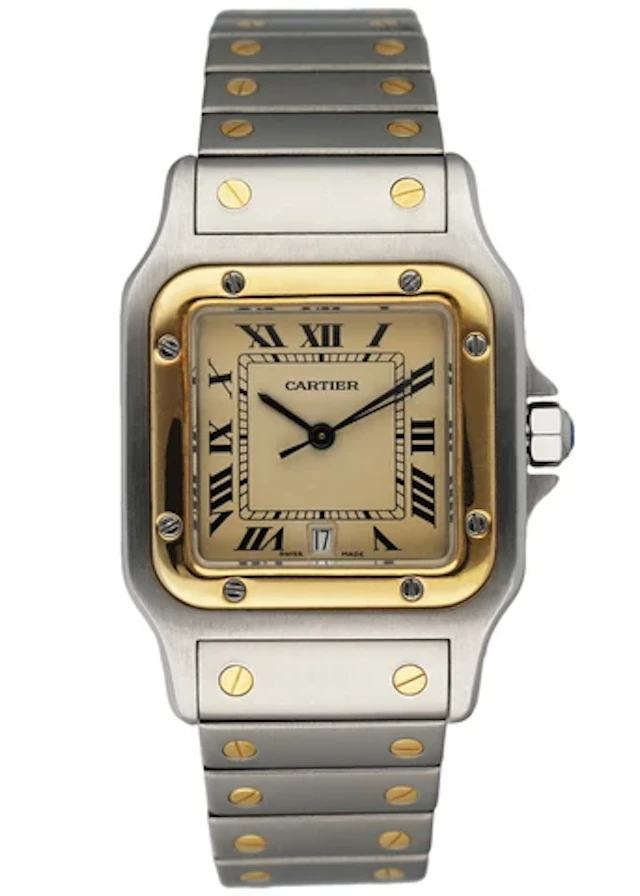 Cartier Santos Galbee 187901 Two Tone Men's Watch