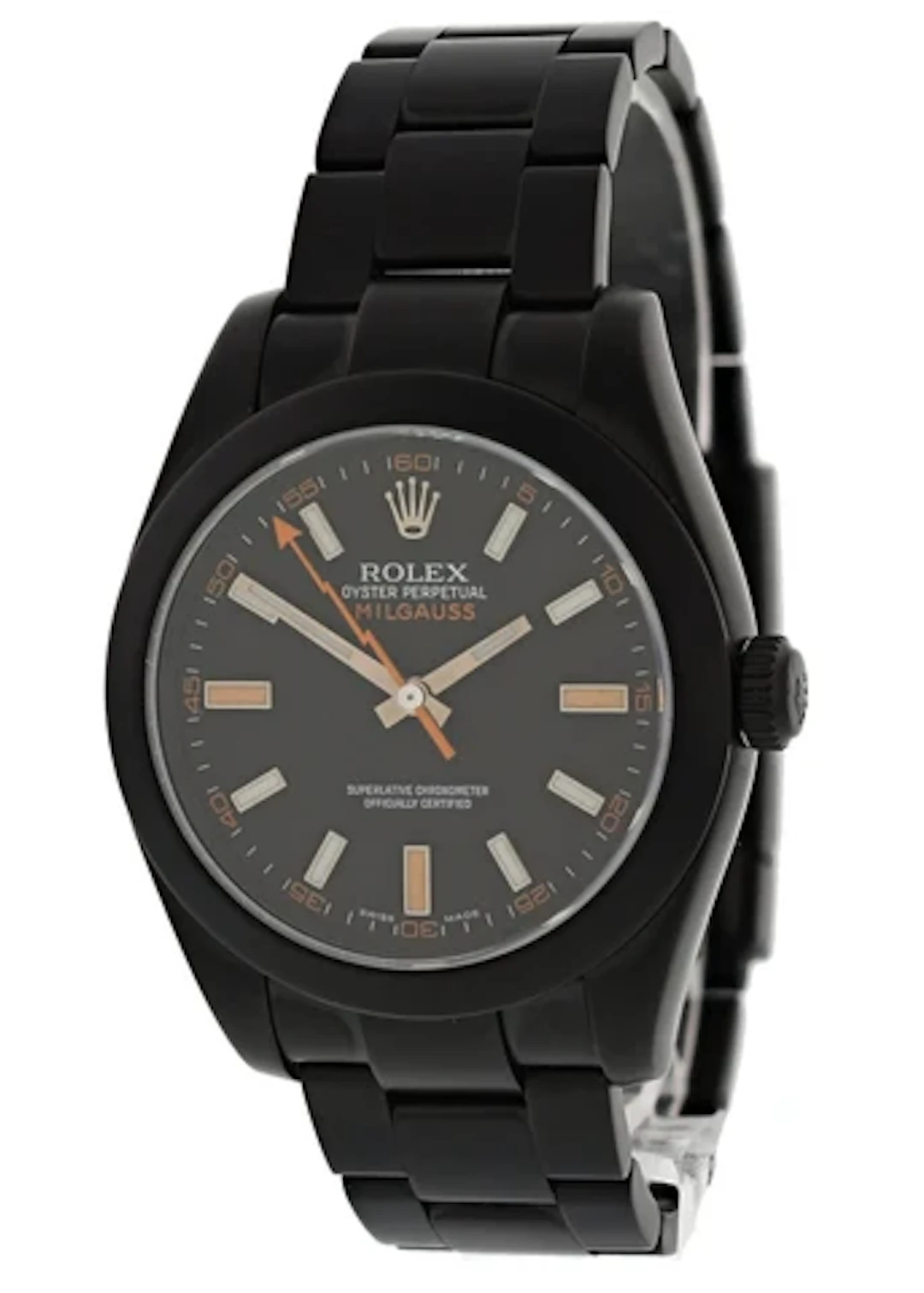 Rolex Oyster Perpetual Milgauss 116400 Custom PVD Mens Watch