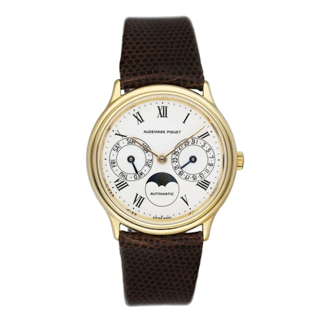 Audemars Piguet Day-Date Moonphase 25589BA 18K Yellow Gold Mens Watch