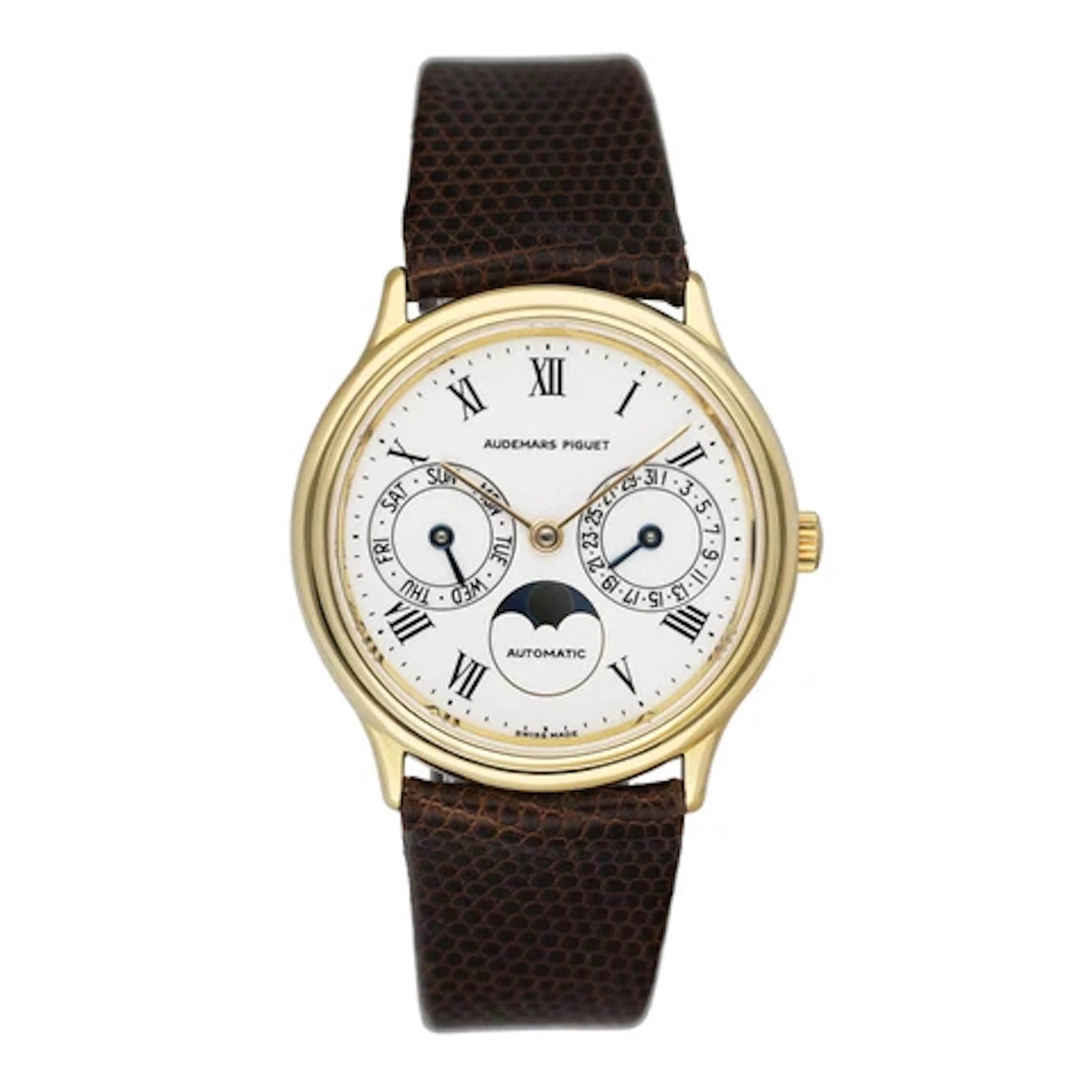 Audemars Piguet Day-Date Moonphase 25589BA 18K Yellow Gold Mens Watch