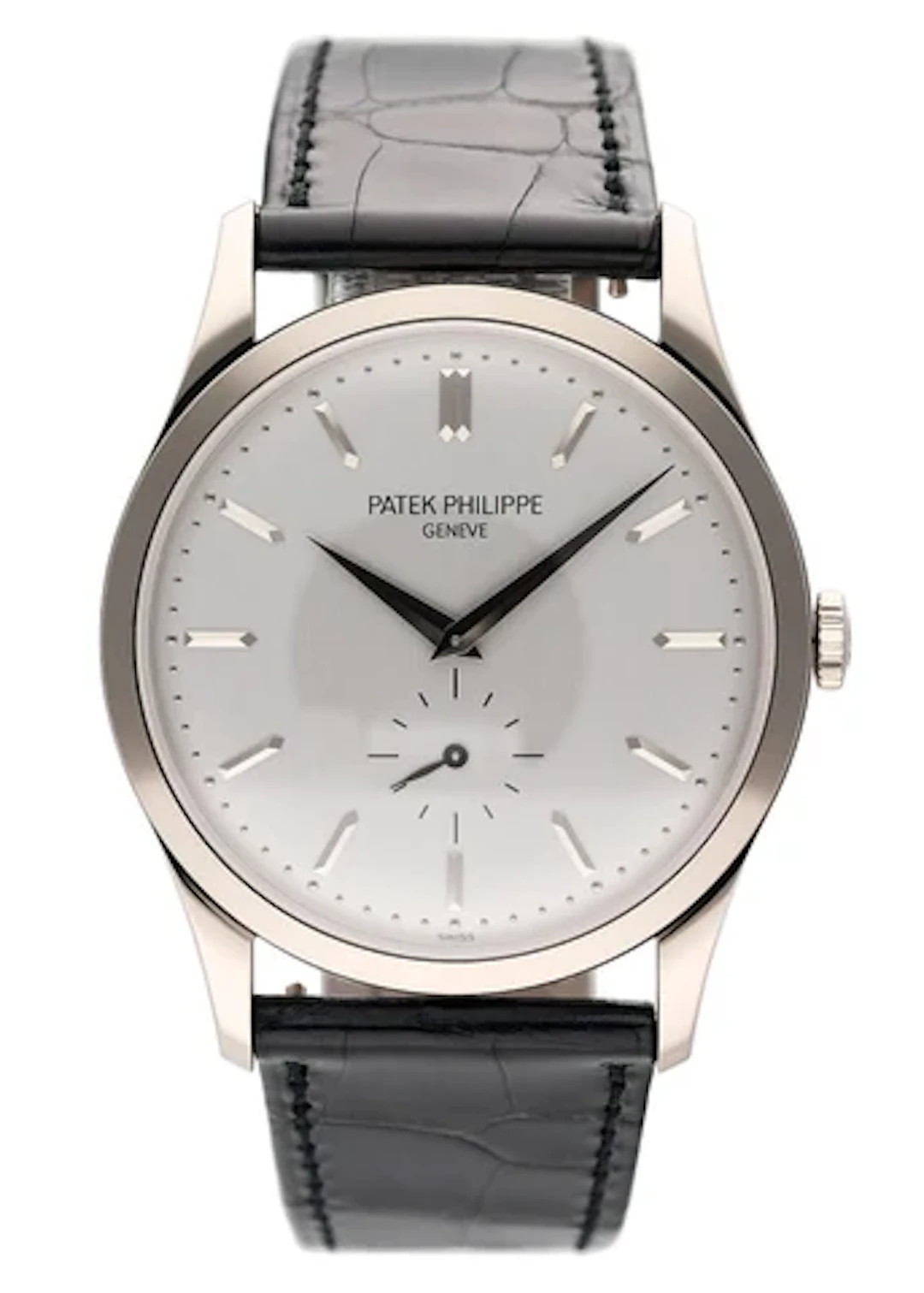 Patek Philippe Calatrava 5196G 18K White Gold Mens Watch Box Papers