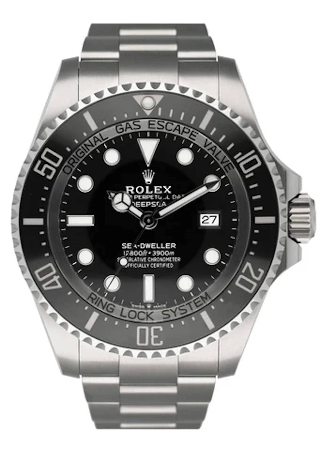 Rolex Oyster Deepsea 126660 Black Dial Mens Watch Box & Papers