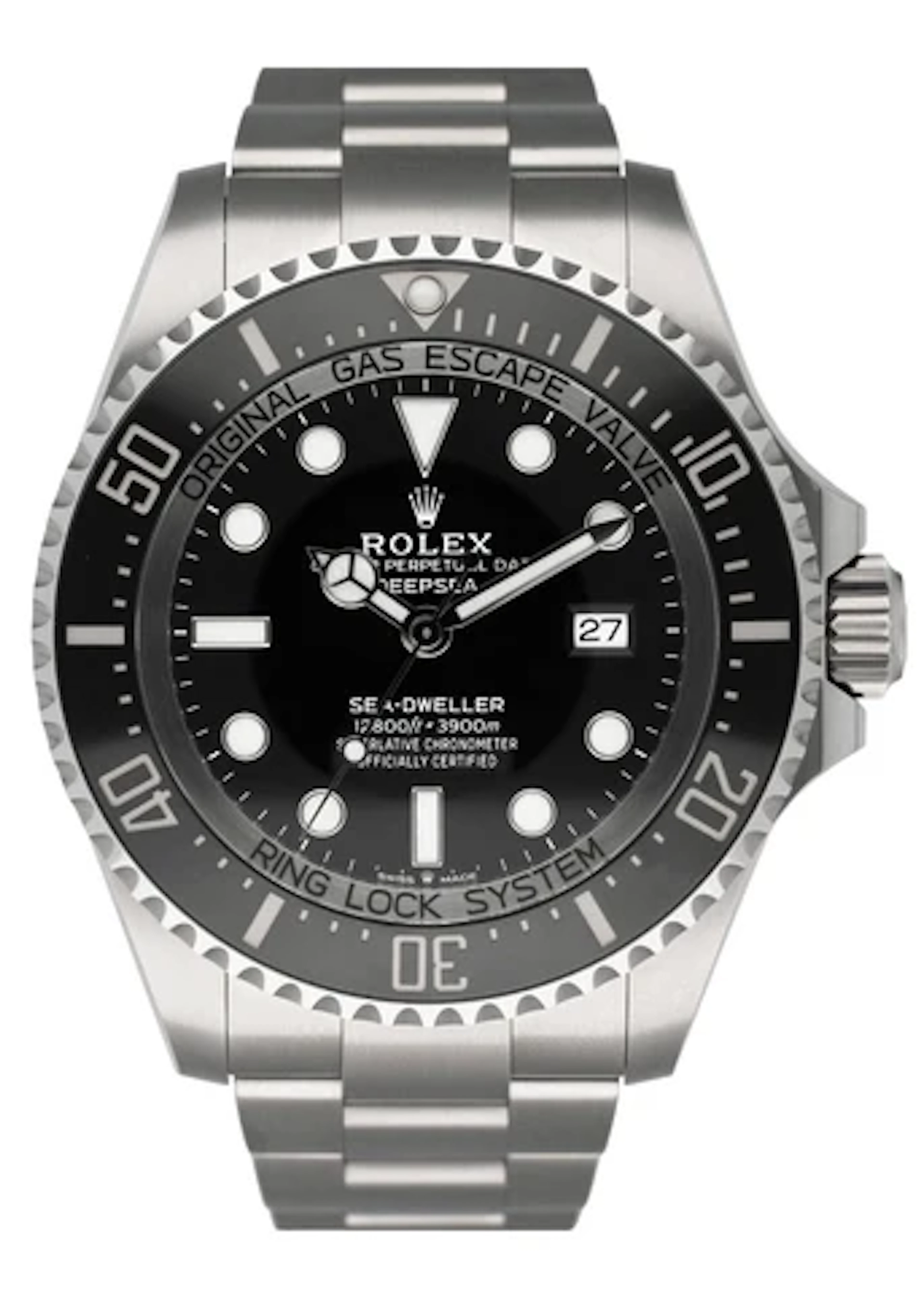 Rolex Oyster Deepsea 126660 Black Dial Mens Watch Box & Papers