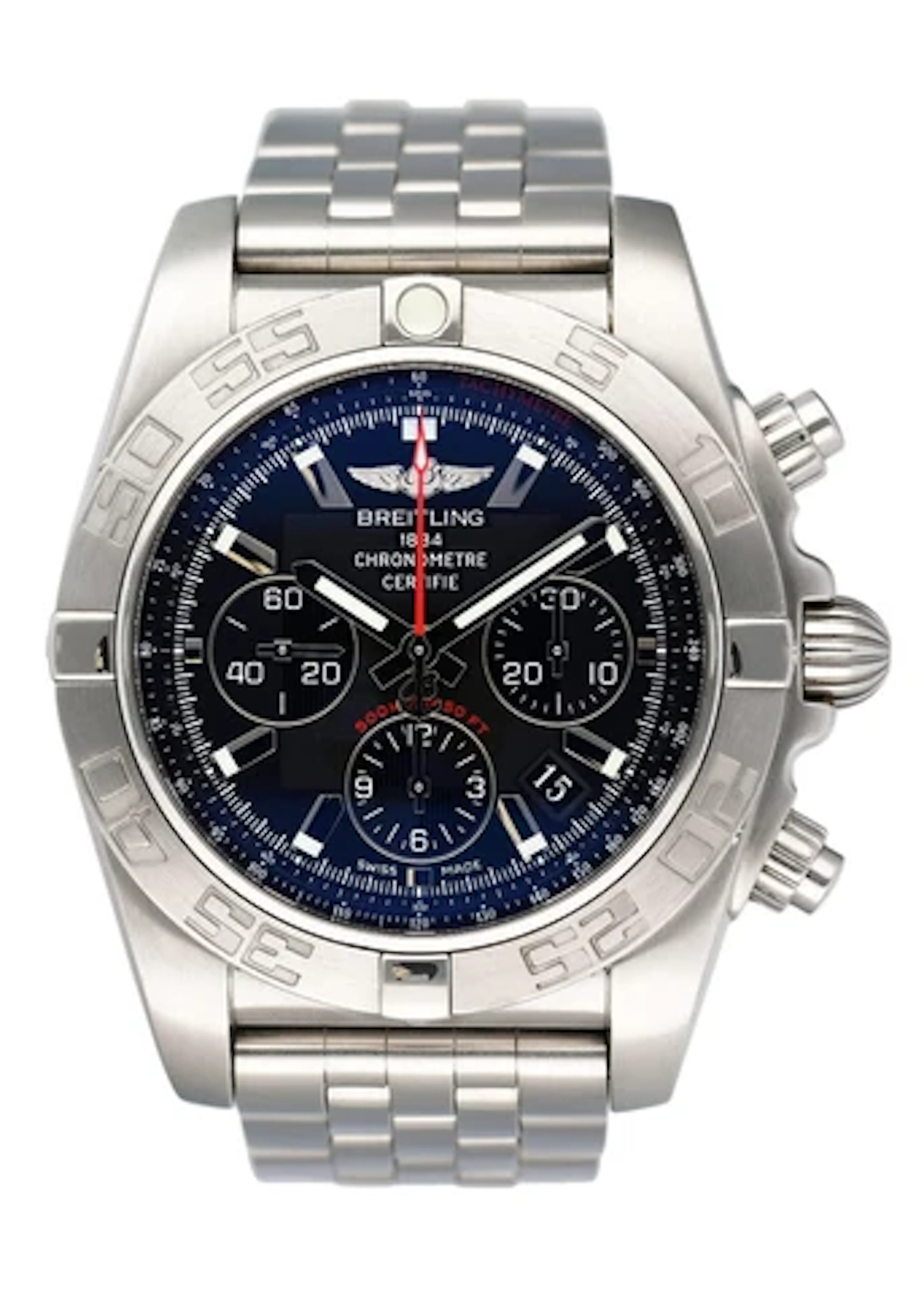 Breitling Chronomat 44 Flying Fish AB011010/BB08 Men Watch Box Papers