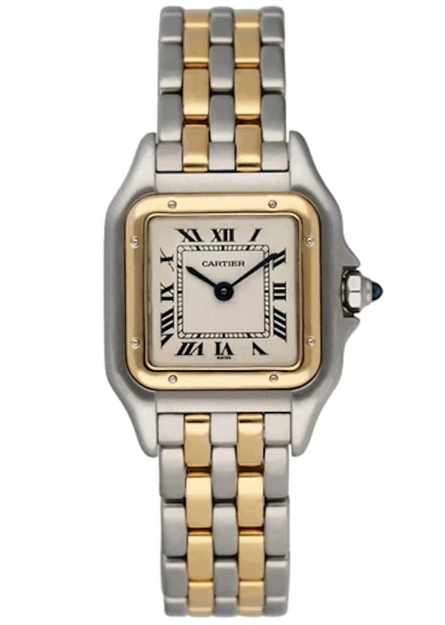 Cartier Panthere W25029B6 Two Rows Ladies Watch