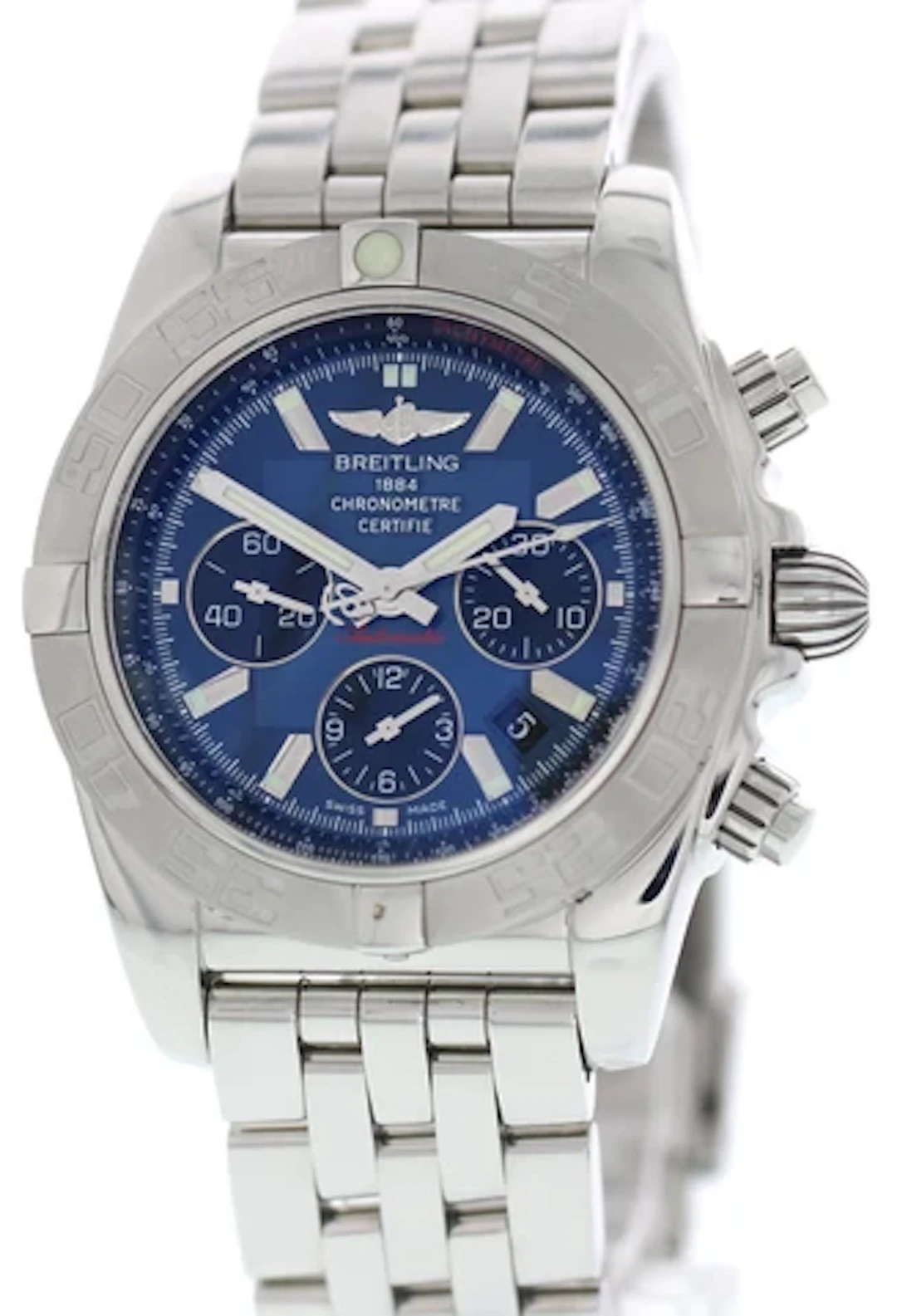 Breitling Chronomat 44 Stainless Steel AB0110 w/ Papers