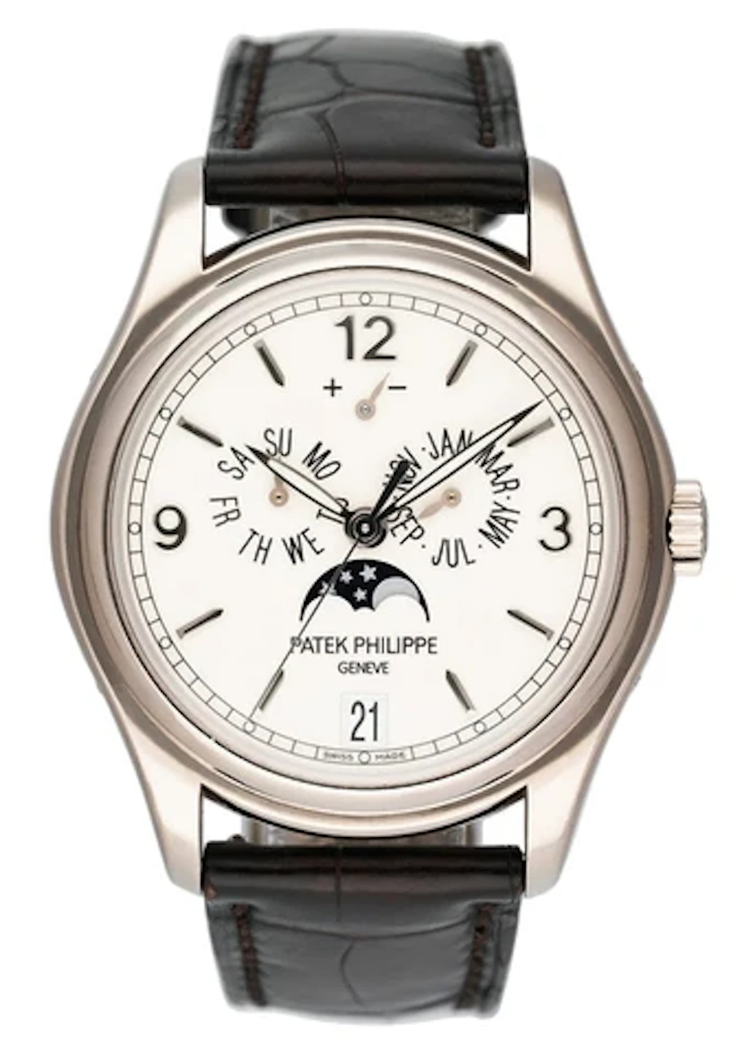 Patek Philippe Annual Calendar 5146G Cream Dial Mens Watch Box Papers