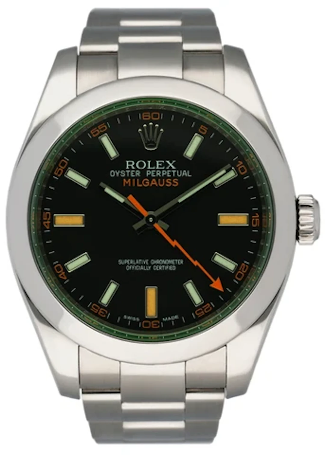 Rolex Milgauss 116400GV Men's Watch Box & Papers