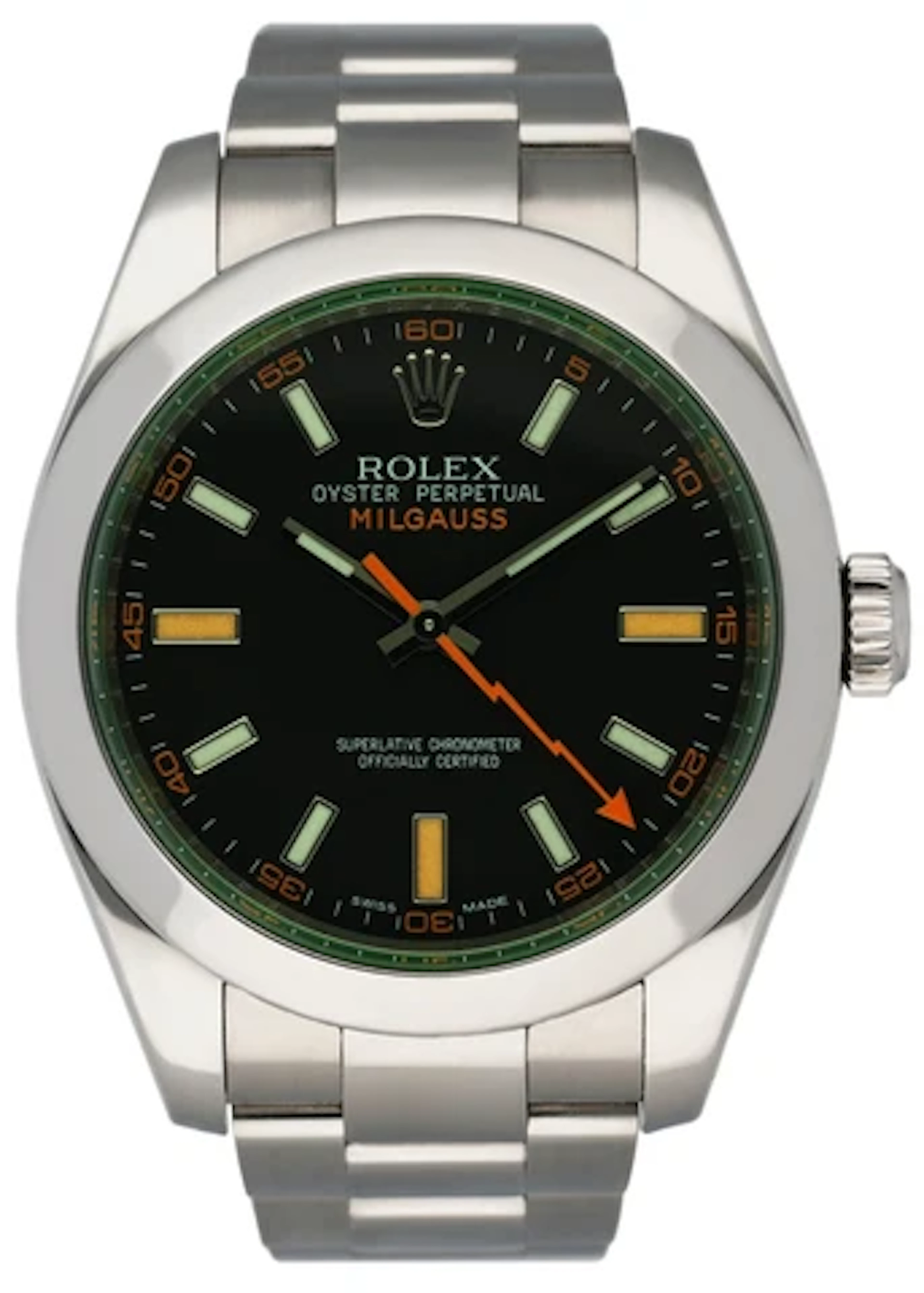 Rolex Milgauss 116400GV Men's Watch Box & Papers