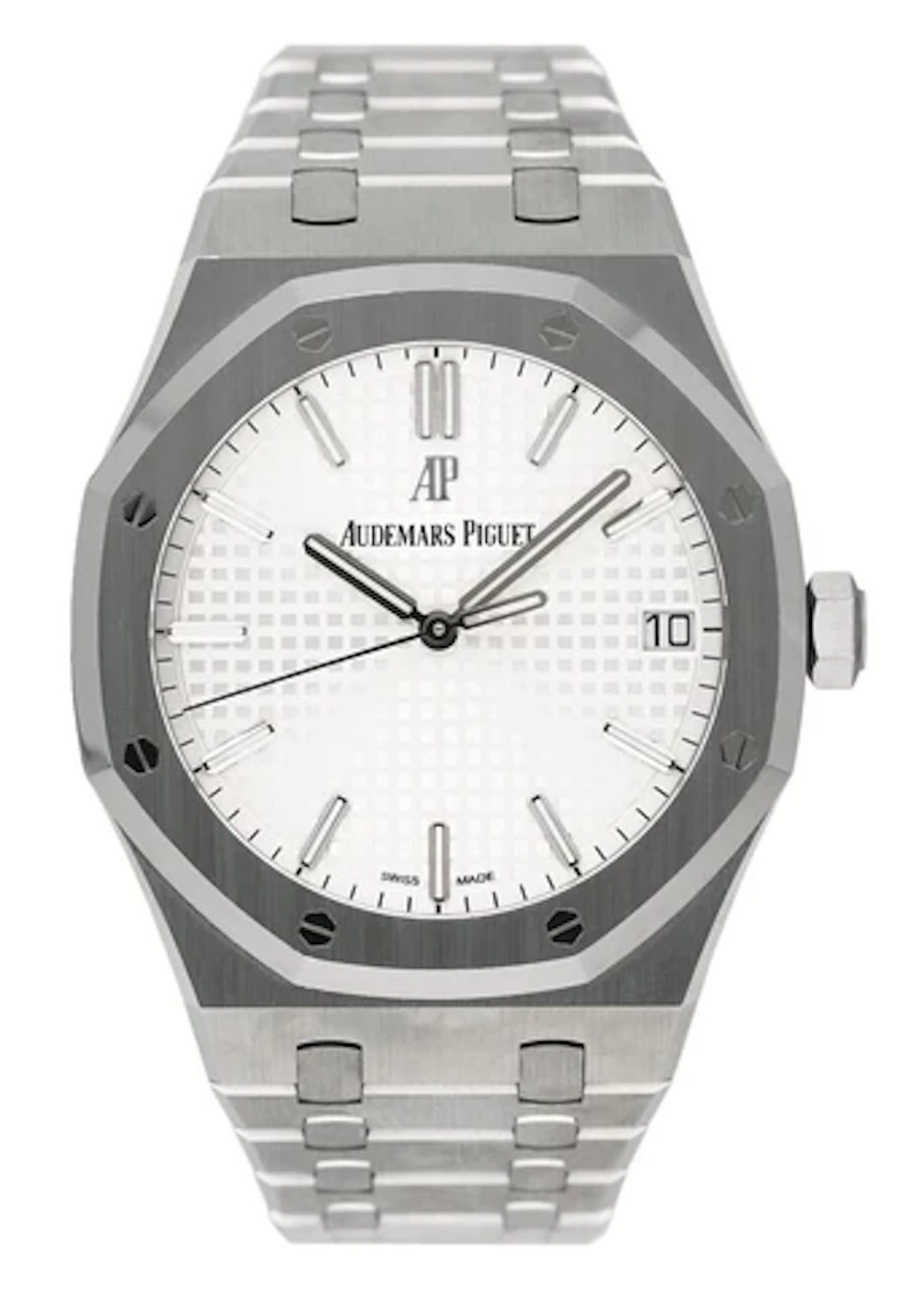 Audemars Piguet Royal Oak 15500ST Silver Dial Mens Watch Box Papers