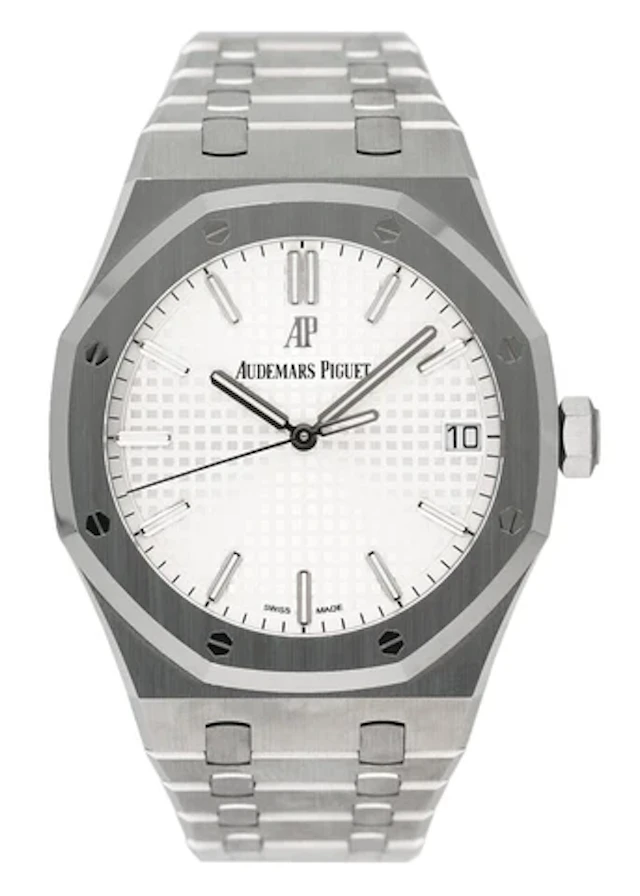 Audemars Piguet Royal Oak 15500ST Silver Dial Mens Watch Box Papers