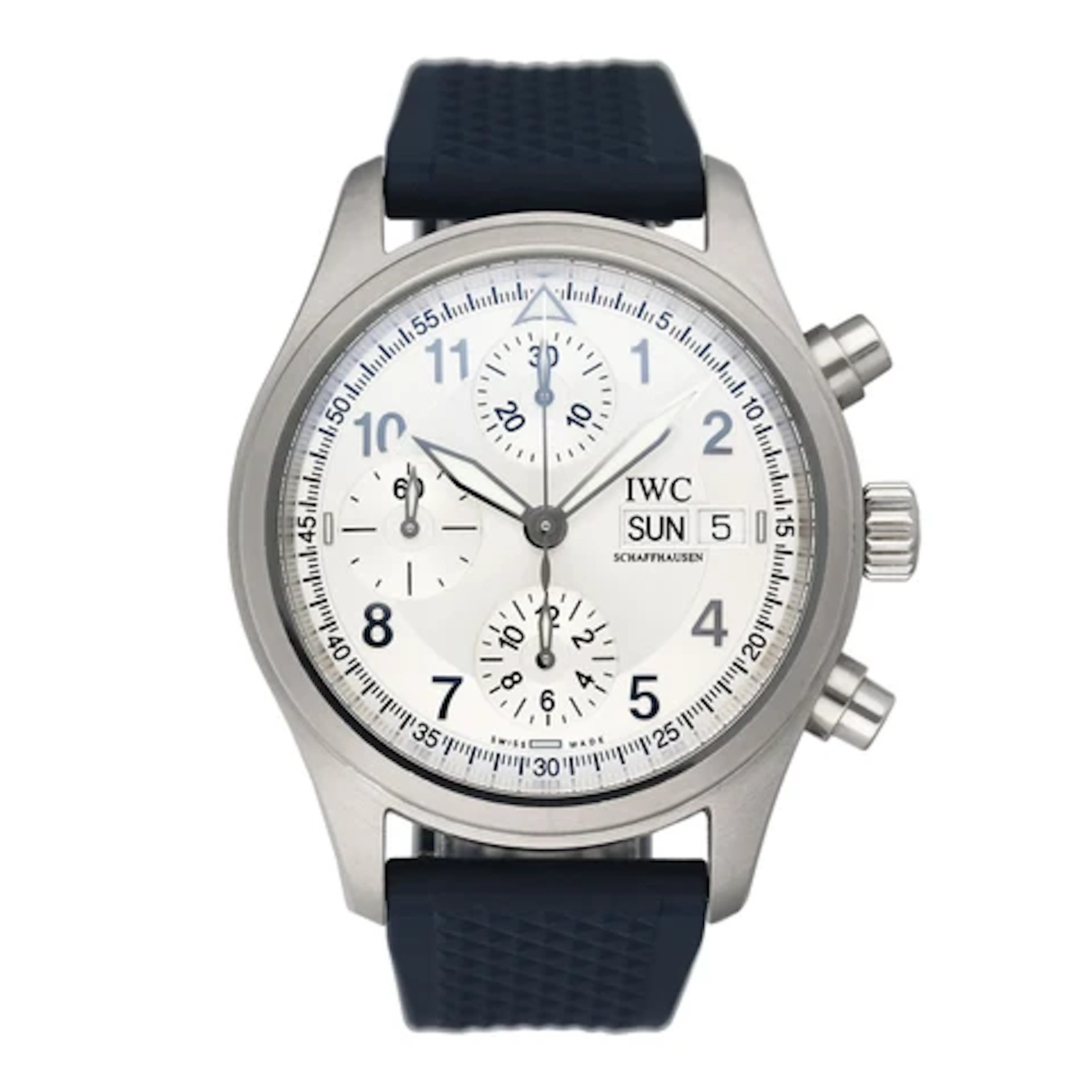 IWC Pilot Spitfire IW370623 Chronograph Stainless Steel Mens Watch